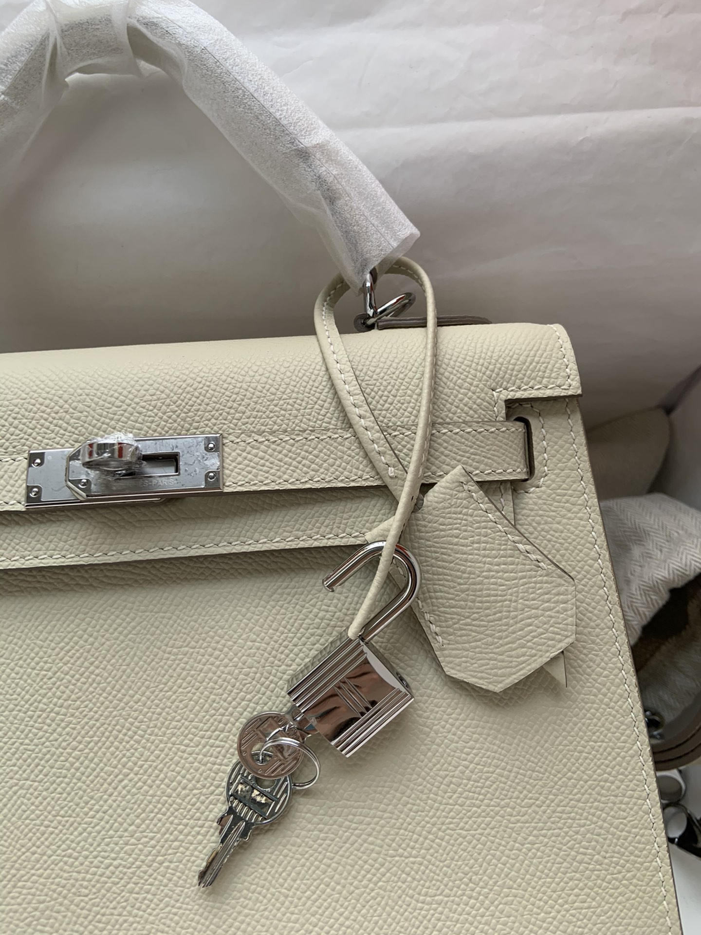 H**mes kelly silver-tone hardware 25 28