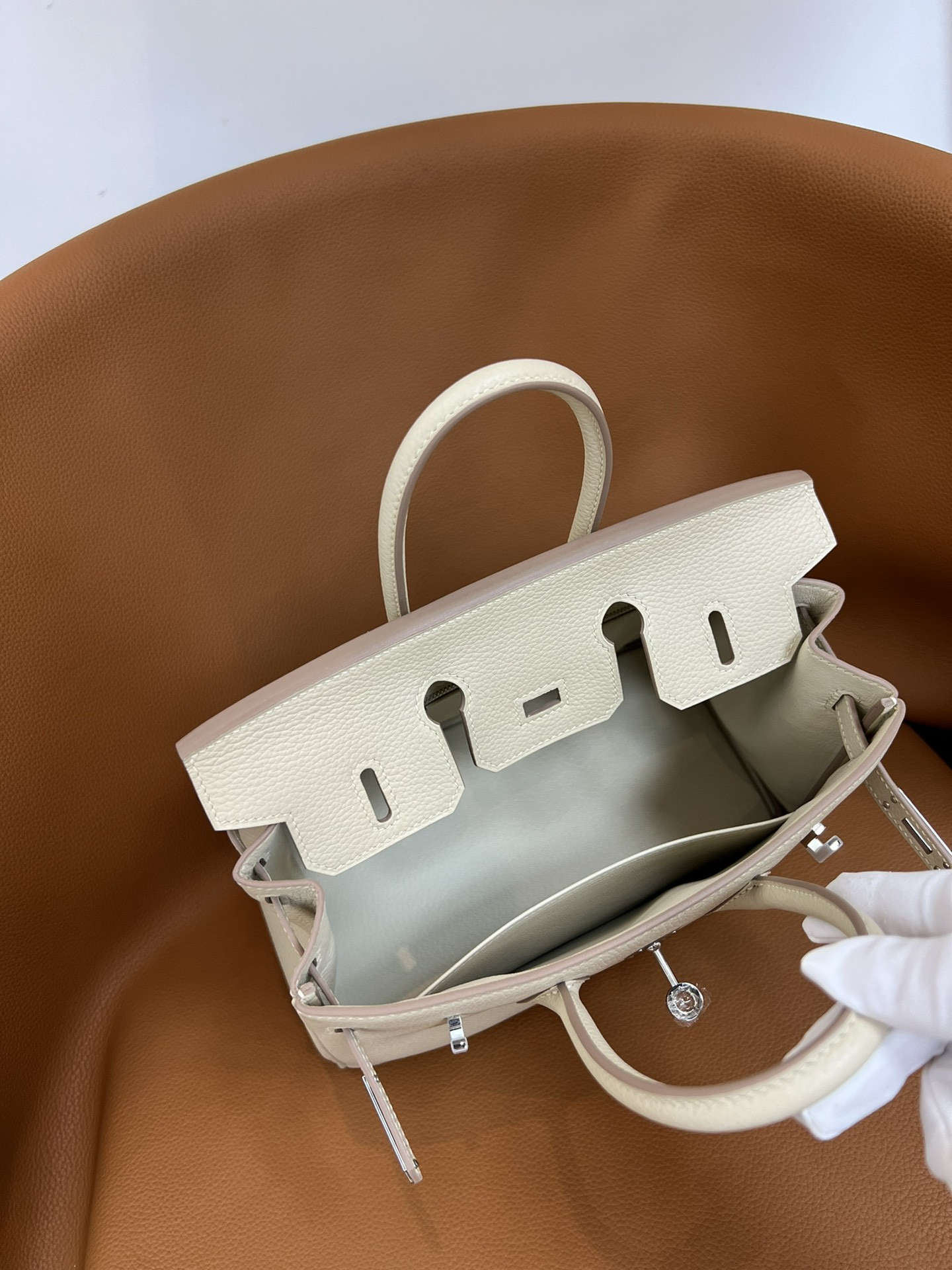 H**mes birkin silver 25 30 35
