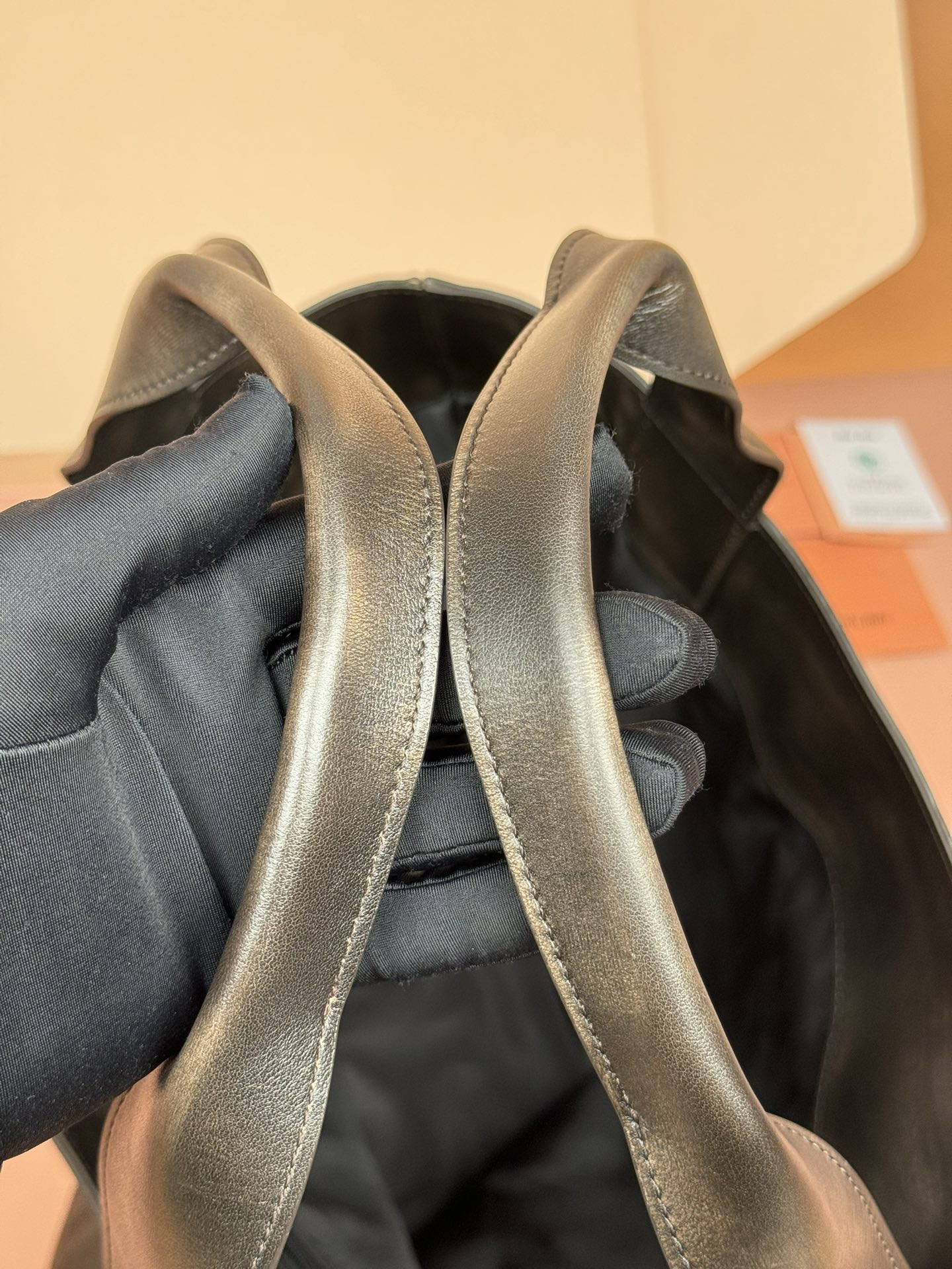 M1v M1v leather hobo bag  39x38.5x11cm