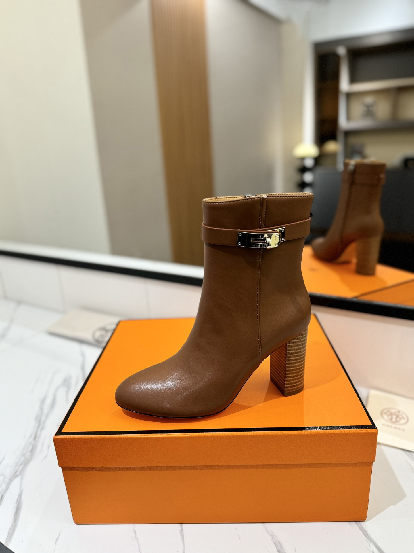 ua H**mes kelly jumping boots