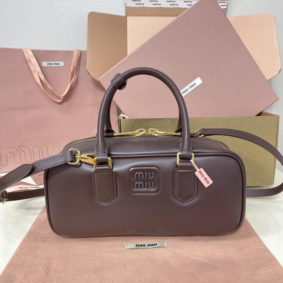 M1v M1v arcadie leather bag 12x27x9cm