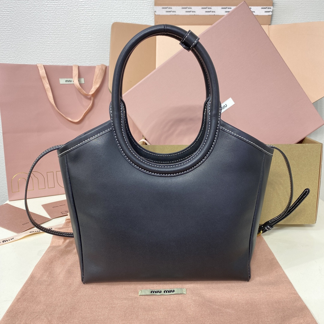 M1v M1v ivy leather bag 23.5x22x12cm