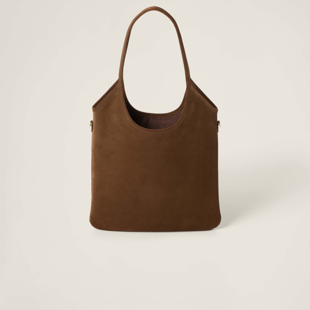 M1v M1v ivy suede bag 40x35cm