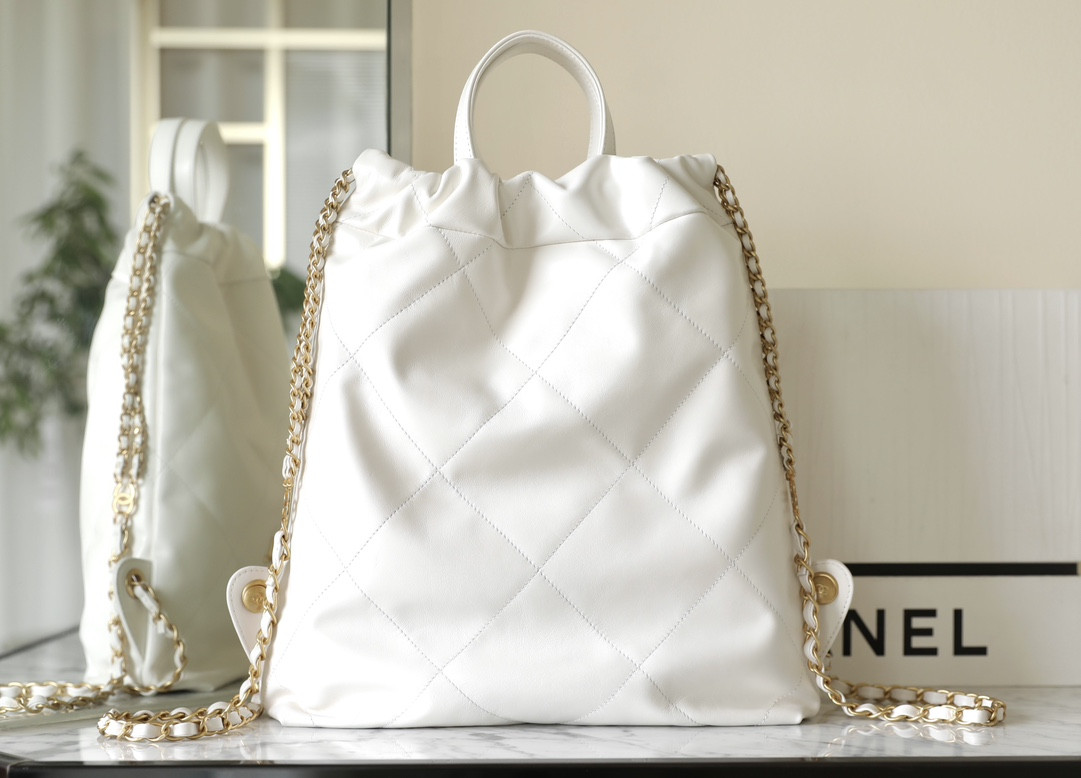 Ch*el 22 handbag calfskin 29x34x10.5cm