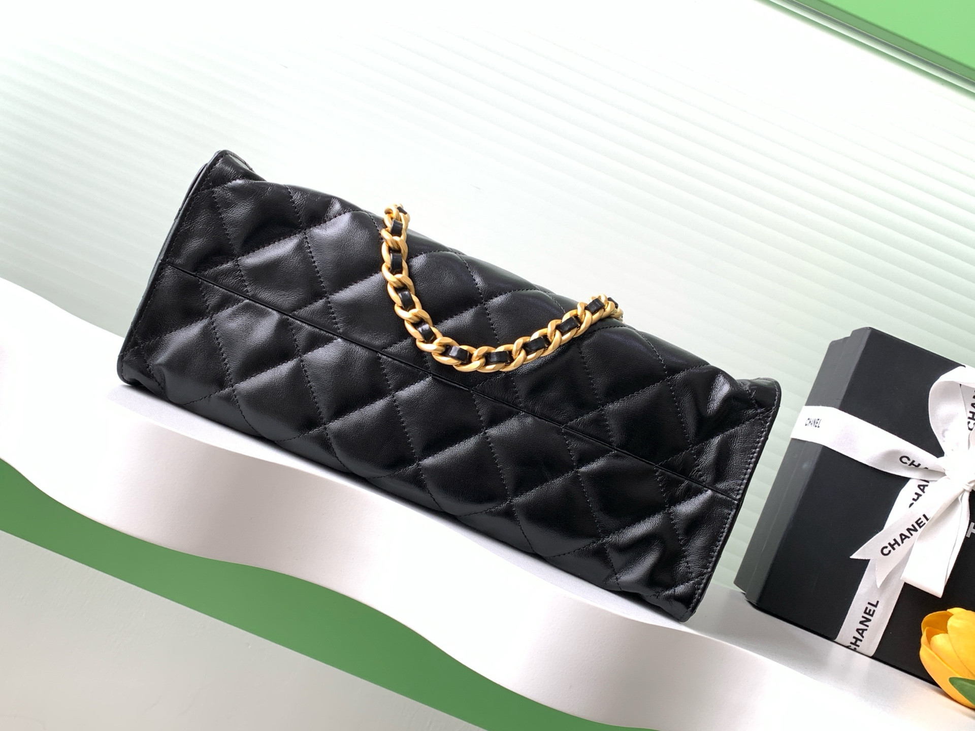 Ch*el shopping bag hobo 26x31x13cm
