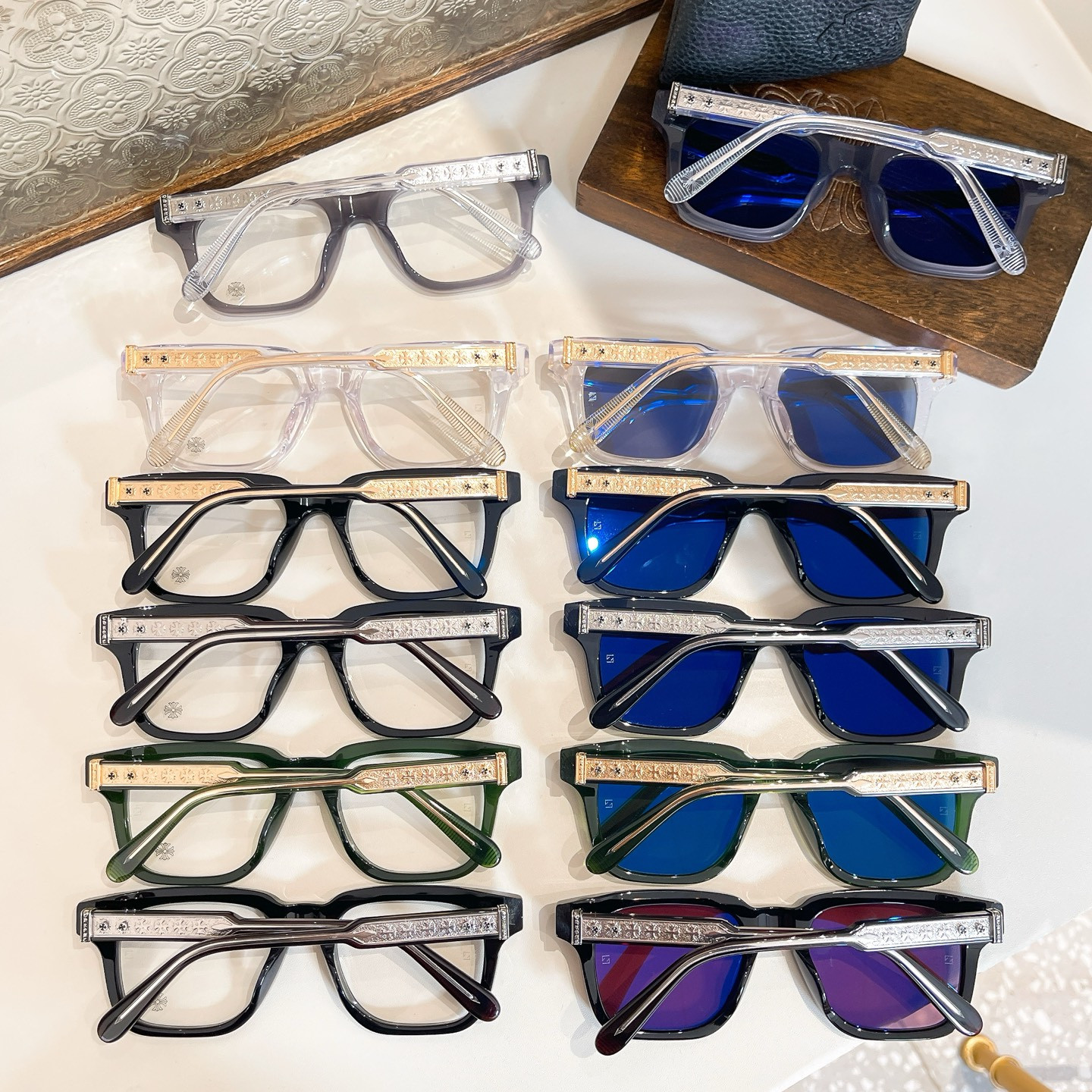 Ch**me He**ts glasses ambidixtrous 52-19-150