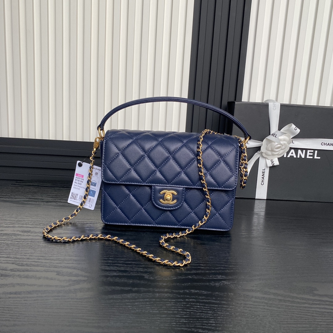 Ch*el classic flap bag 16×22×5cm as5166