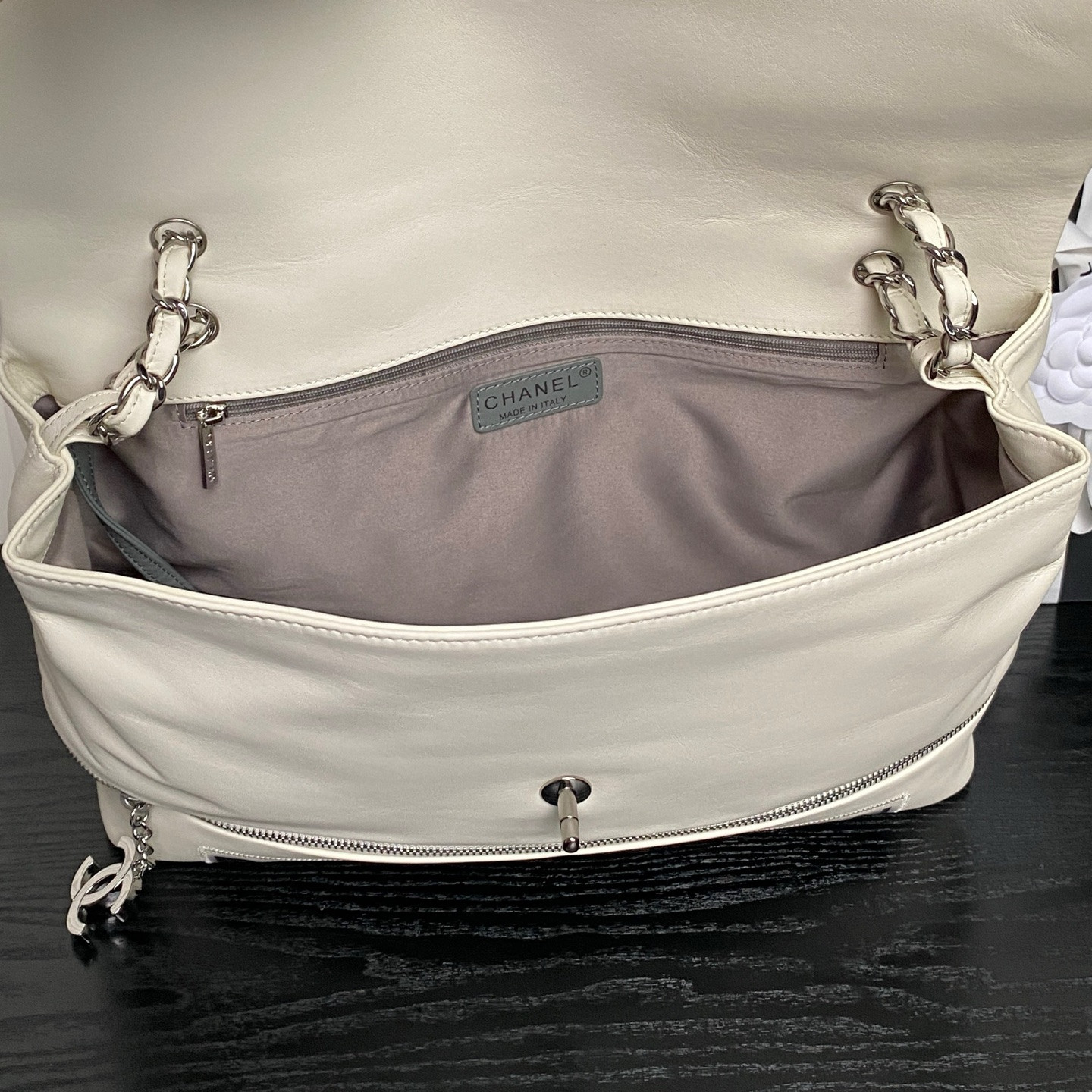 ch*el vintage Gr*ffiti tote airport bag 36x24x12cm