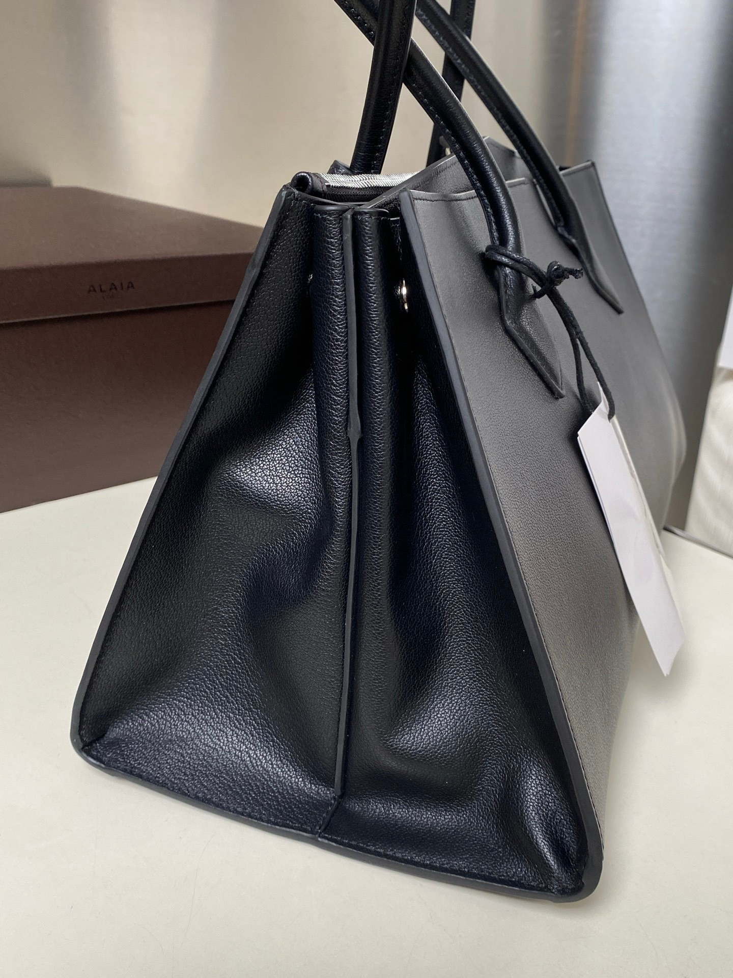 A1a1a LE TECKE Large Double-Zip Bag 42x21.5x18.5cm