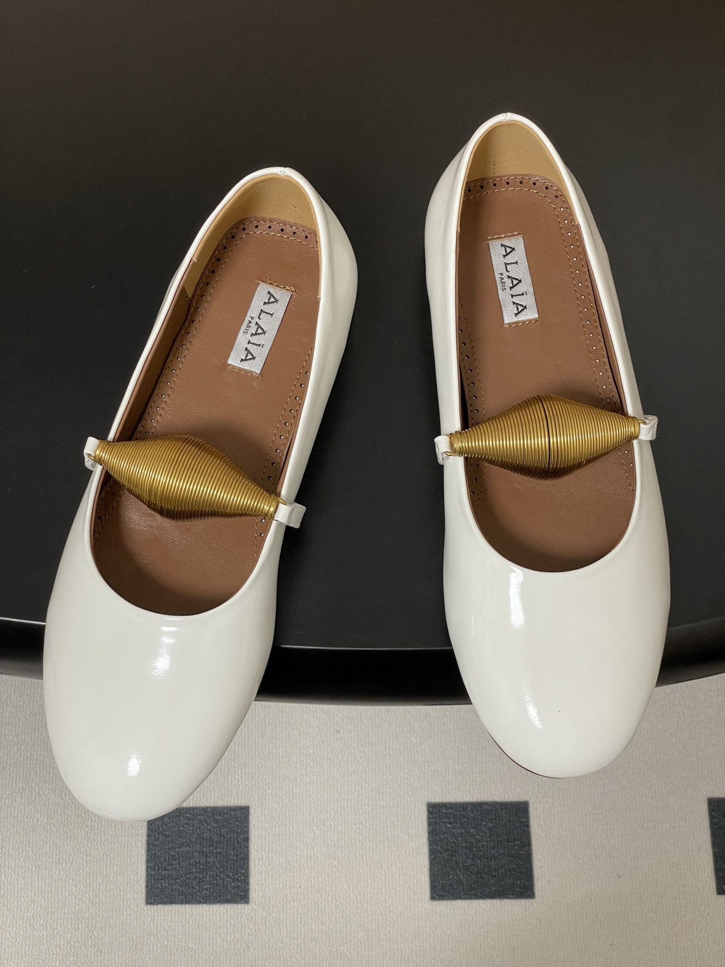 ua alaïa jewel ballet flats(cusT0mized size 7-10 days production time)