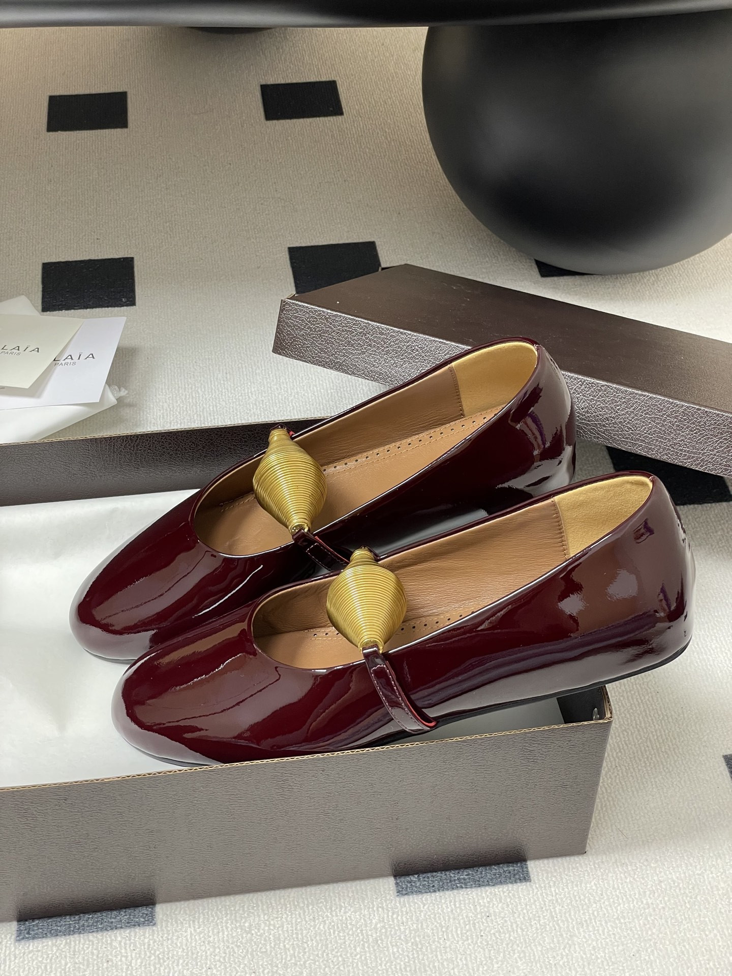 ua alaïa jewel ballet flats(cusT0mized size 7-10 days production time)