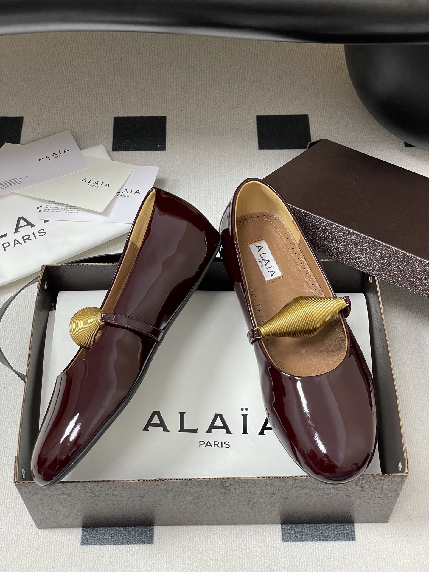 ua alaïa jewel ballet flats(cusT0mized size 7-10 days production time)
