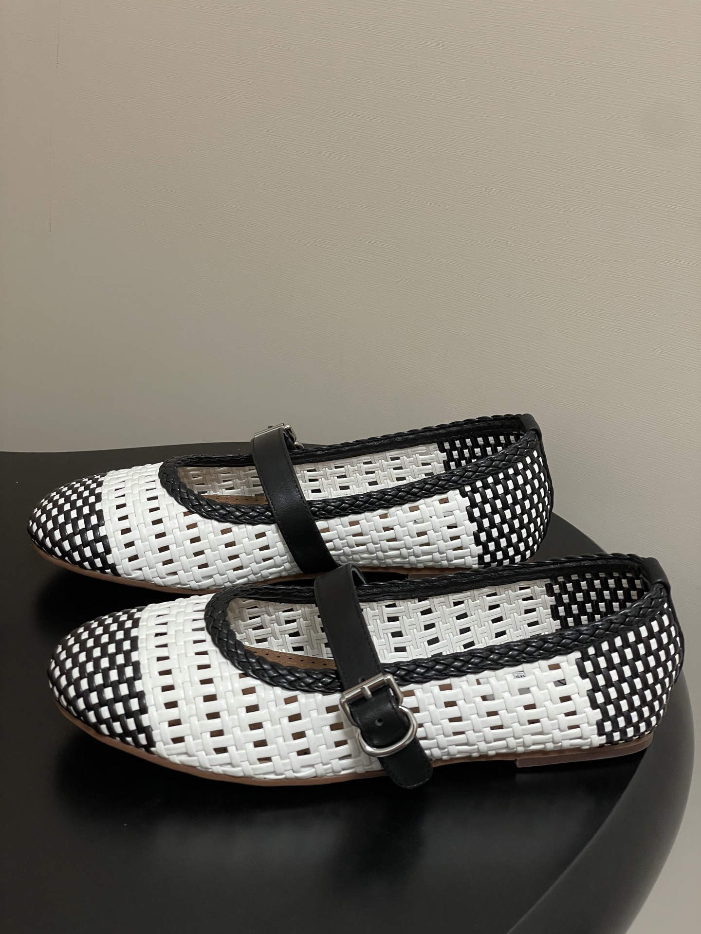 ua alaïa hollow woven mary jane flats(cusT0mized size 7-10 days production time)