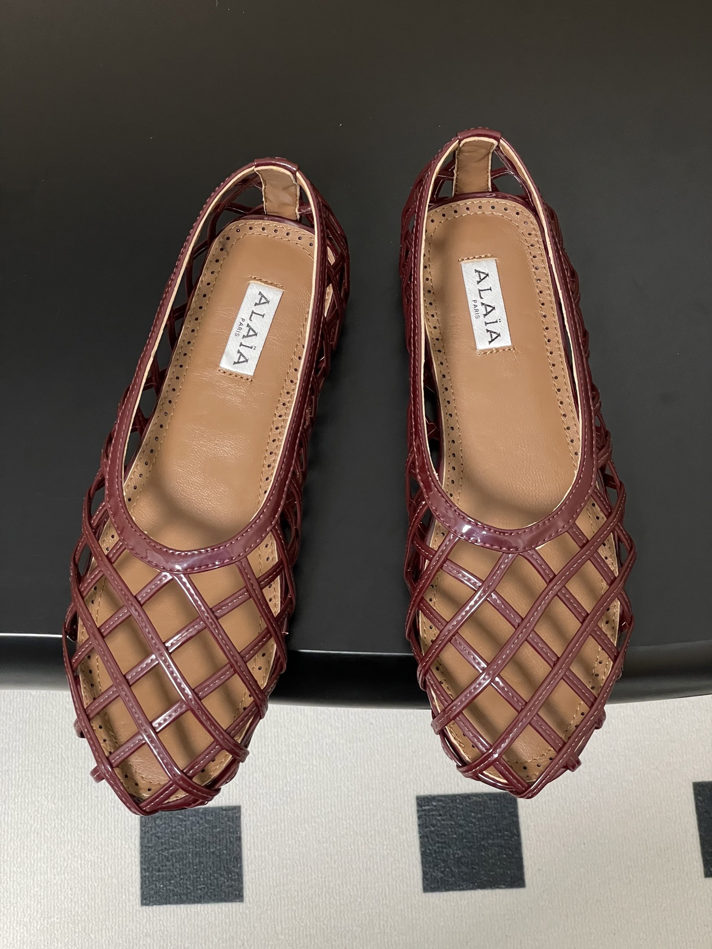 ua alaïa cage ballet flats(cusT0mized size 7-10 days production time)