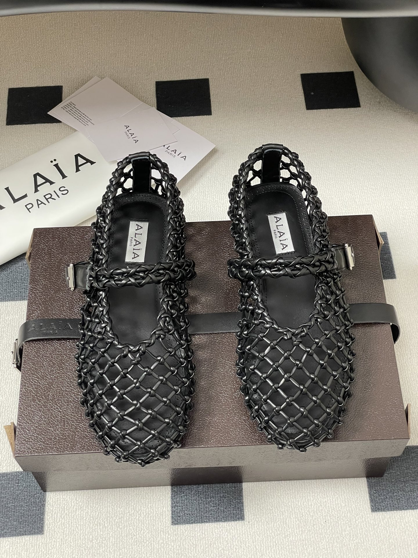 ua alaïa braided ballet flats(cusT0mized size 7-10 days production time)