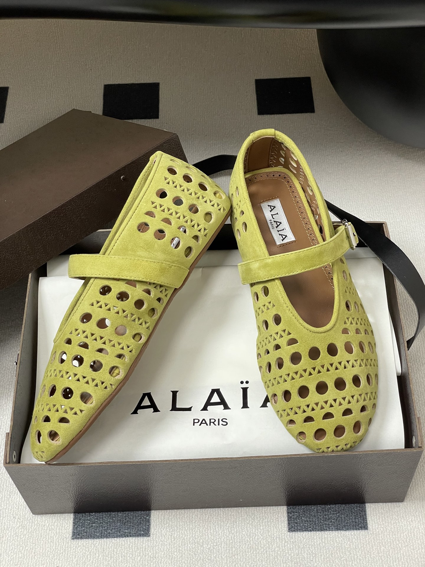 ua alaÏa vienne ballet flats(cusT0mized size 7-10 days production time)