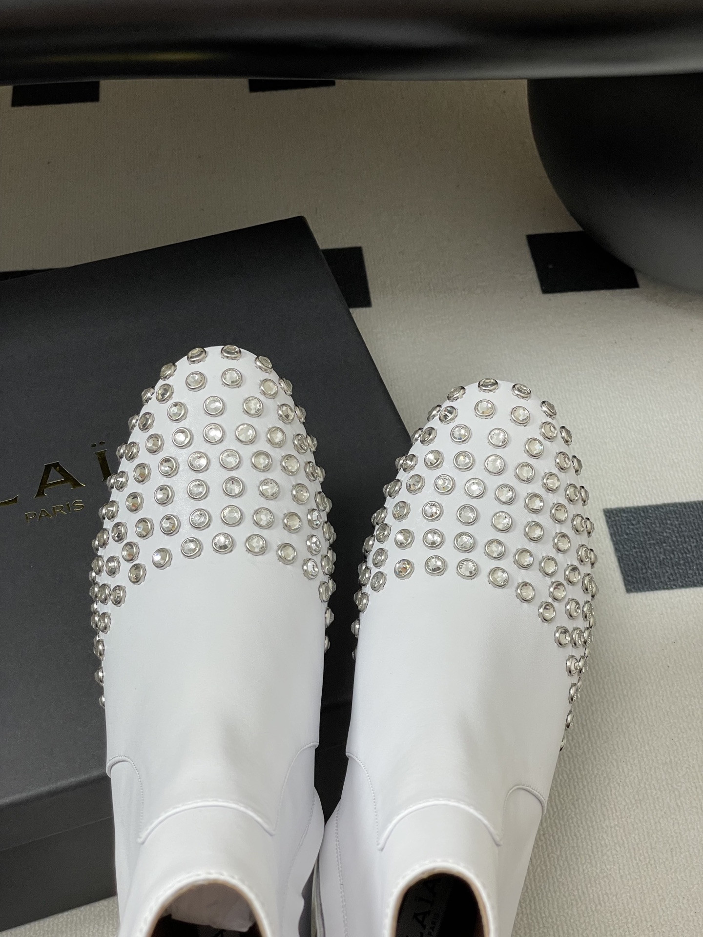 ua a1a1a crystal di*m*nd boots 5.5cm heel(cusT0mized size 7-10 days production time)