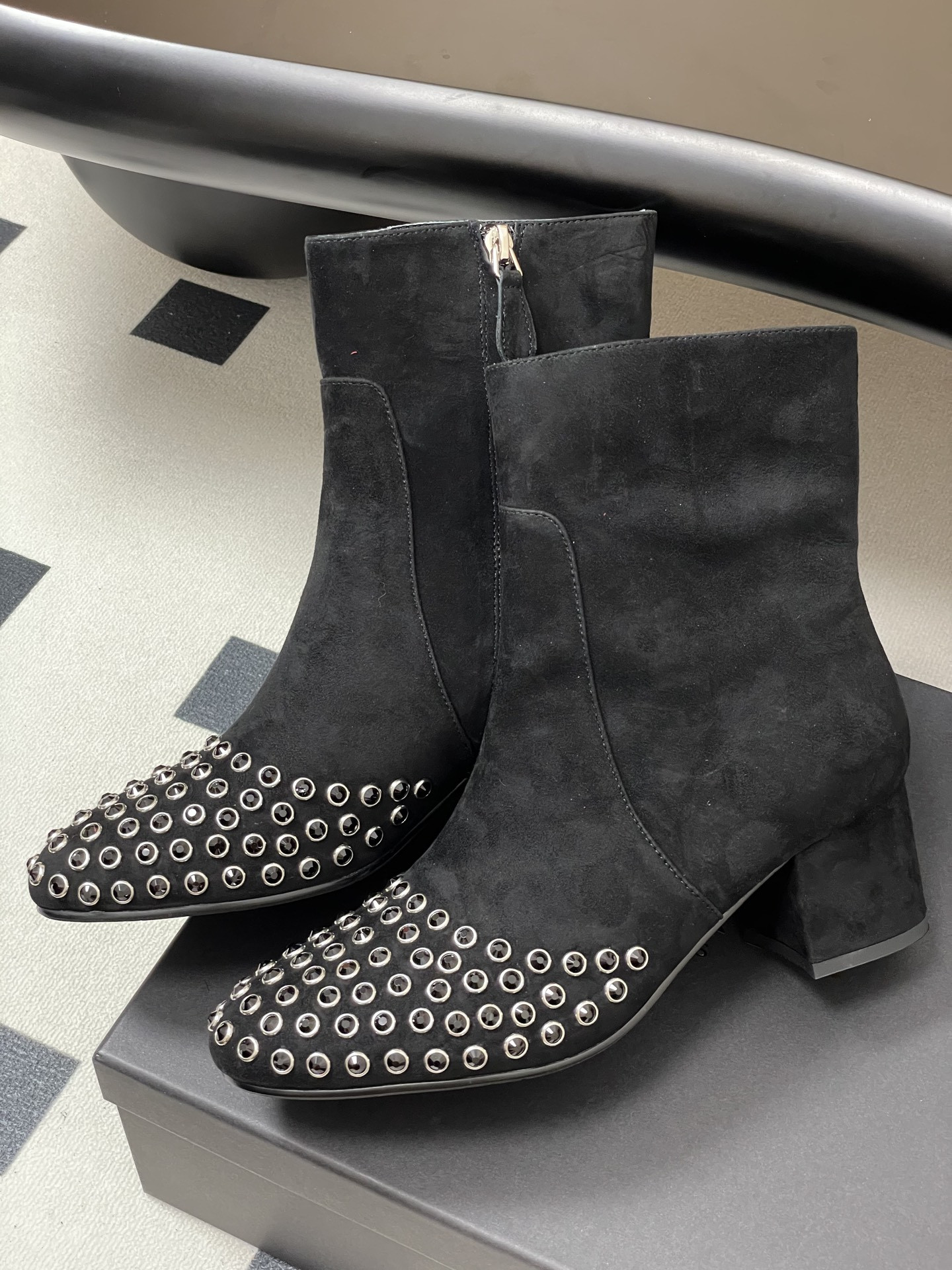 ua a1a1a crystal di*m*nd boots 5.5cm heel(cusT0mized size 7-10 days production time)