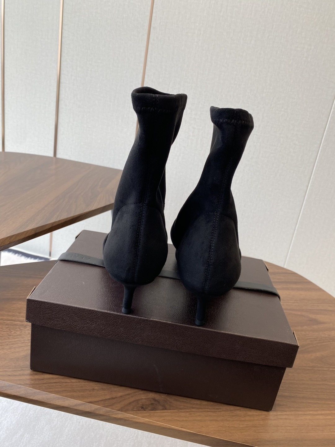 UA A1a1a LOW BOOTS IN STRETCH SUEDE 5.5cm Heel