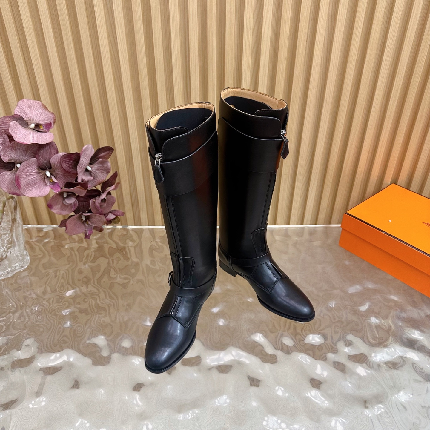 ua H**mes kelly jumping boots