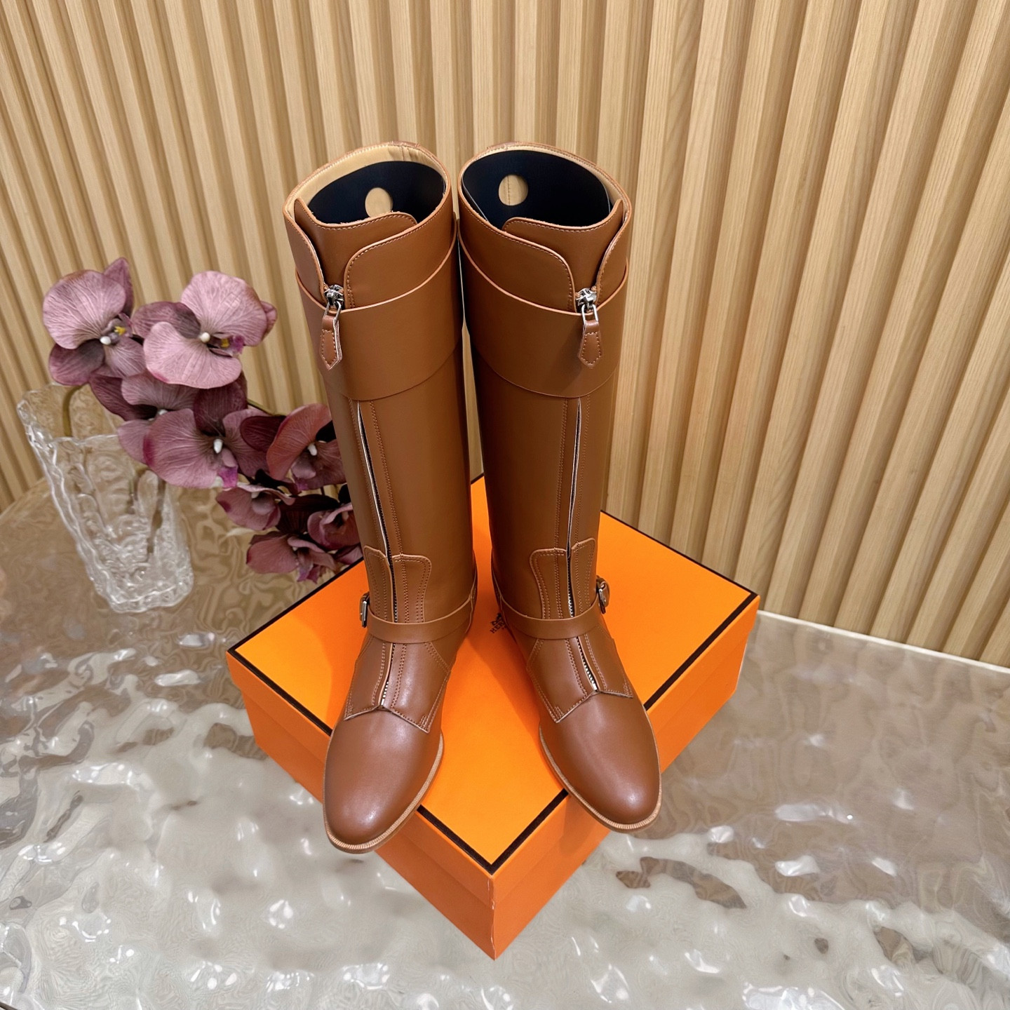 ua H**mes kelly jumping boots