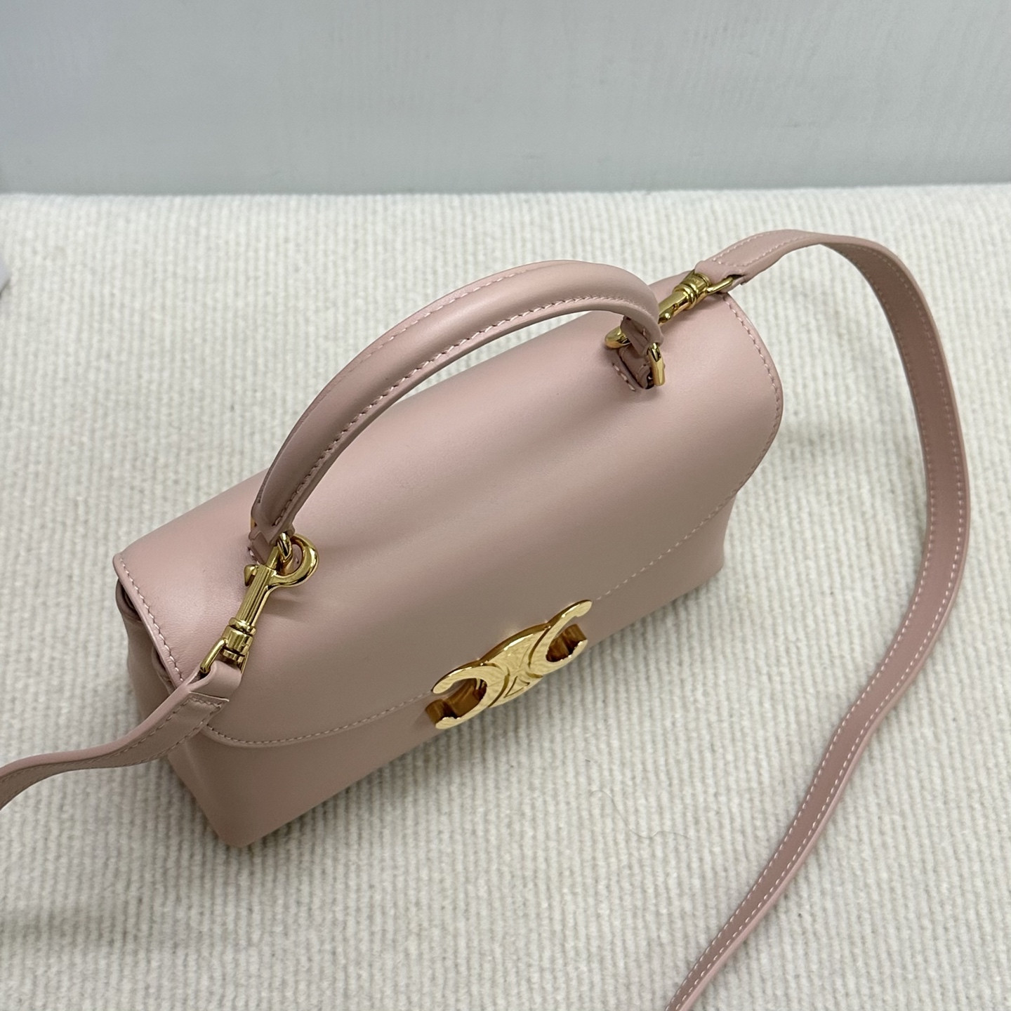 Ce**e teen nino bag in smooth satined calfskin 20.5x13x8cm