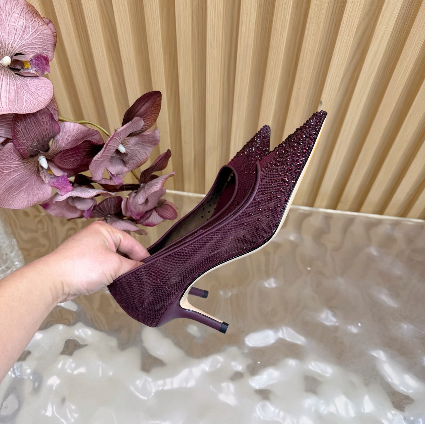 ua Ji*y Ch* pointed pumps 6.5cm