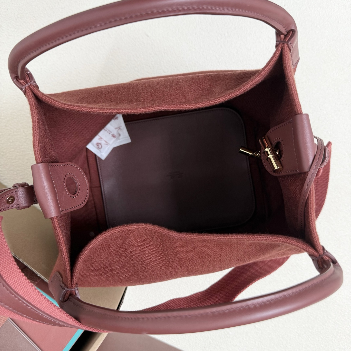 L**o p*ana large bale cotton bag 24x20x27cm