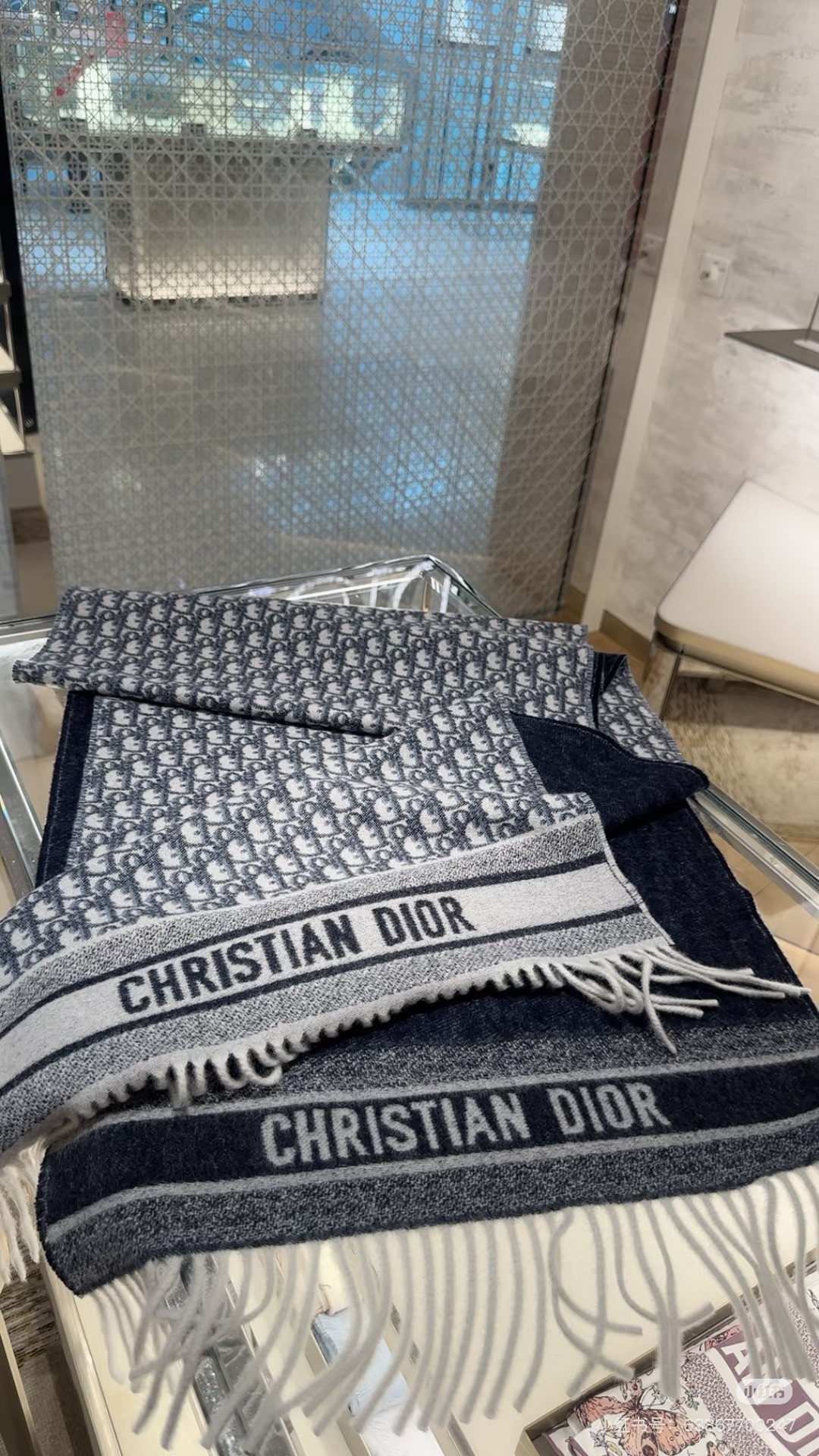 D*or printed scarf 45x200cm