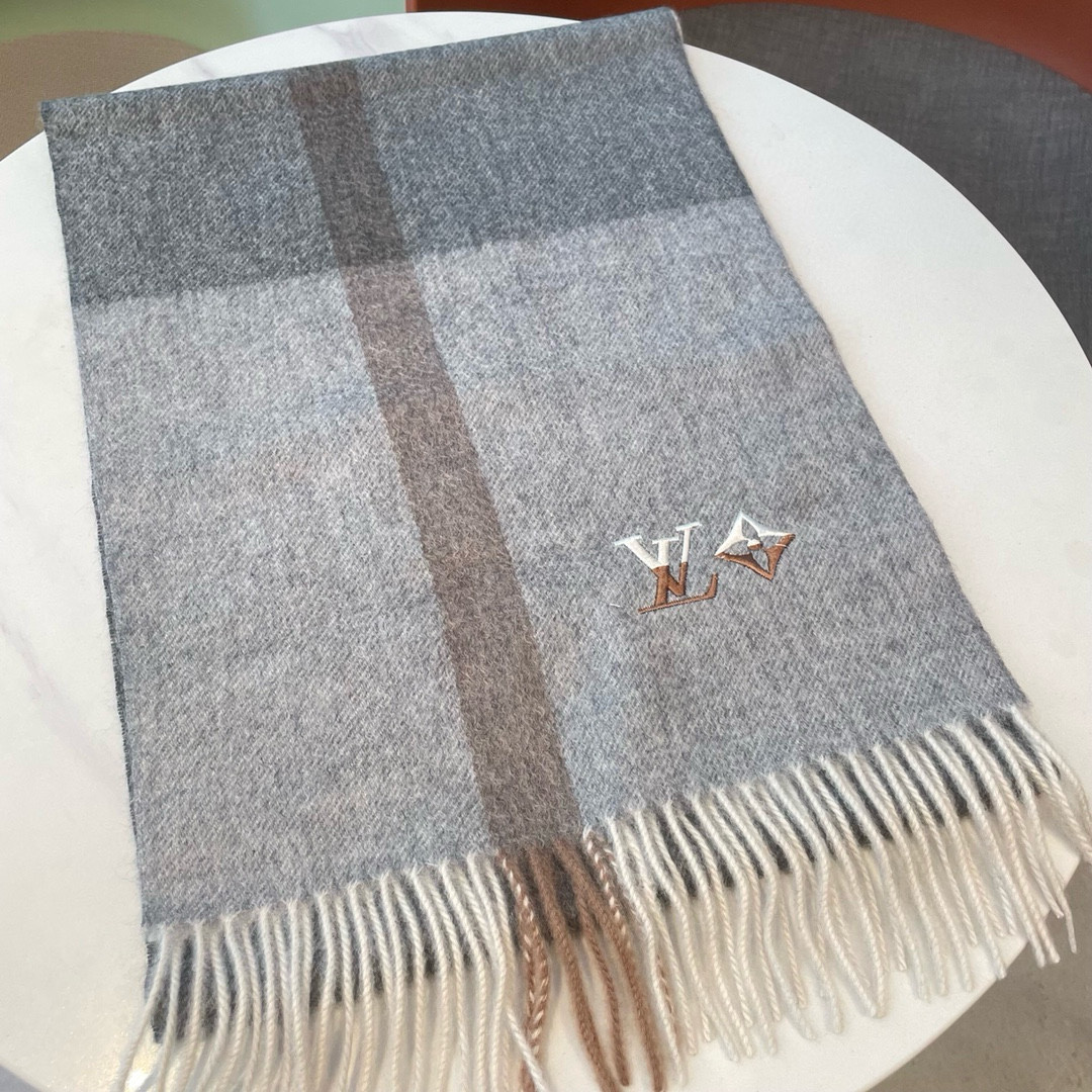 l0*is V*t0n scarf 32x180cm 100% cashmere