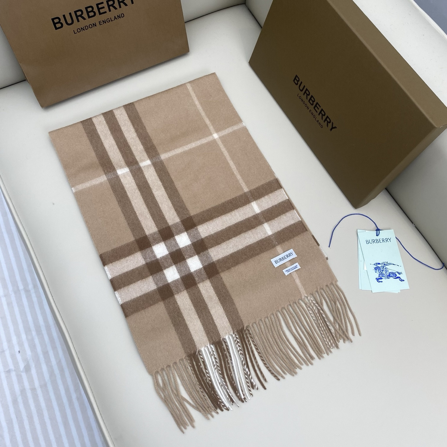 B**rry scarf 30x168cm 100% cashmere