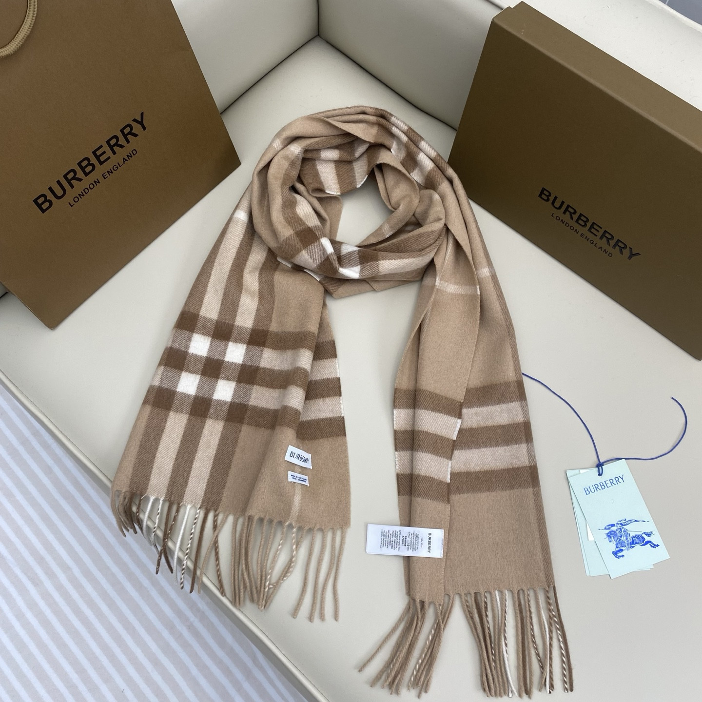 B**rry scarf 30x168cm 100% cashmere