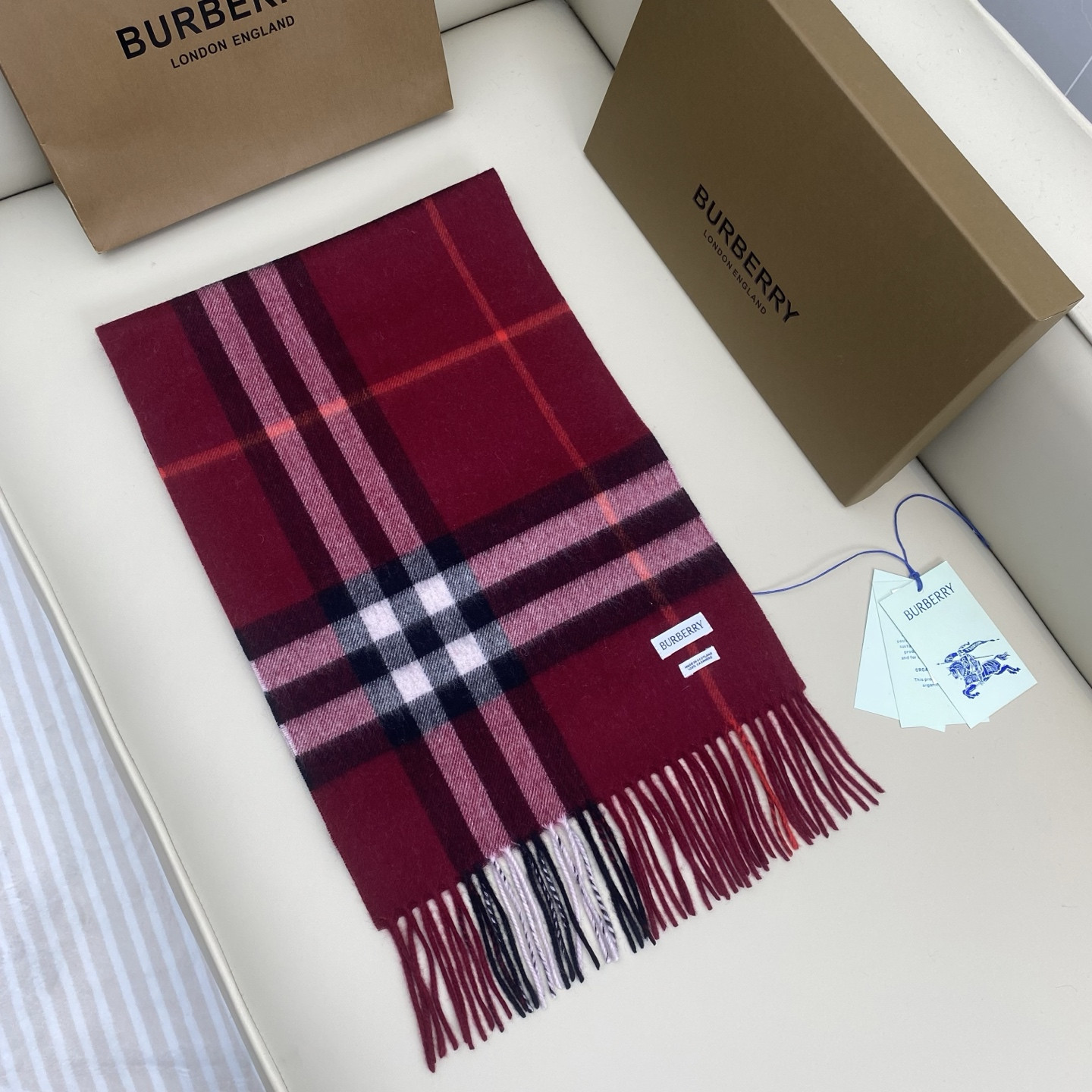B**rry scarf 30x168cm 100% cashmere