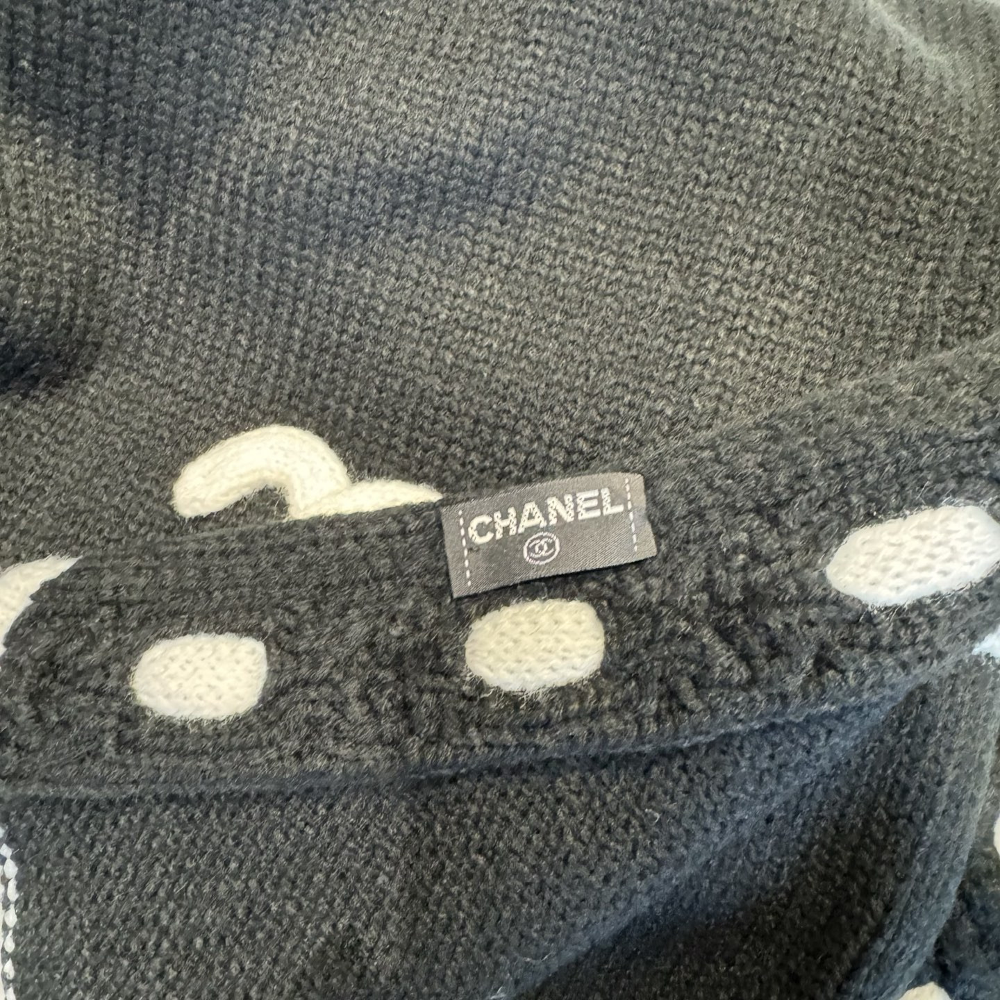 Ch*el scarf 32x170cm 100% cashmere