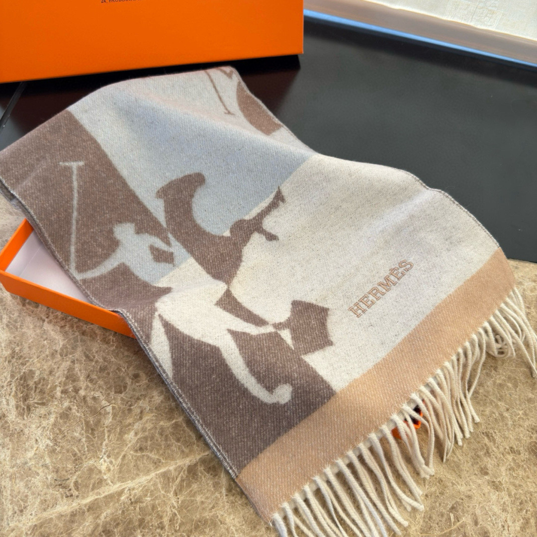 H**mes scarf 30x168cm