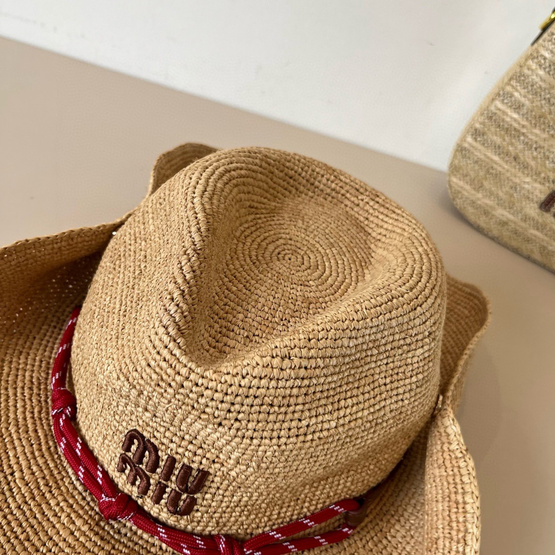 M1v M1v straw cowboy hat 57cm head circumference