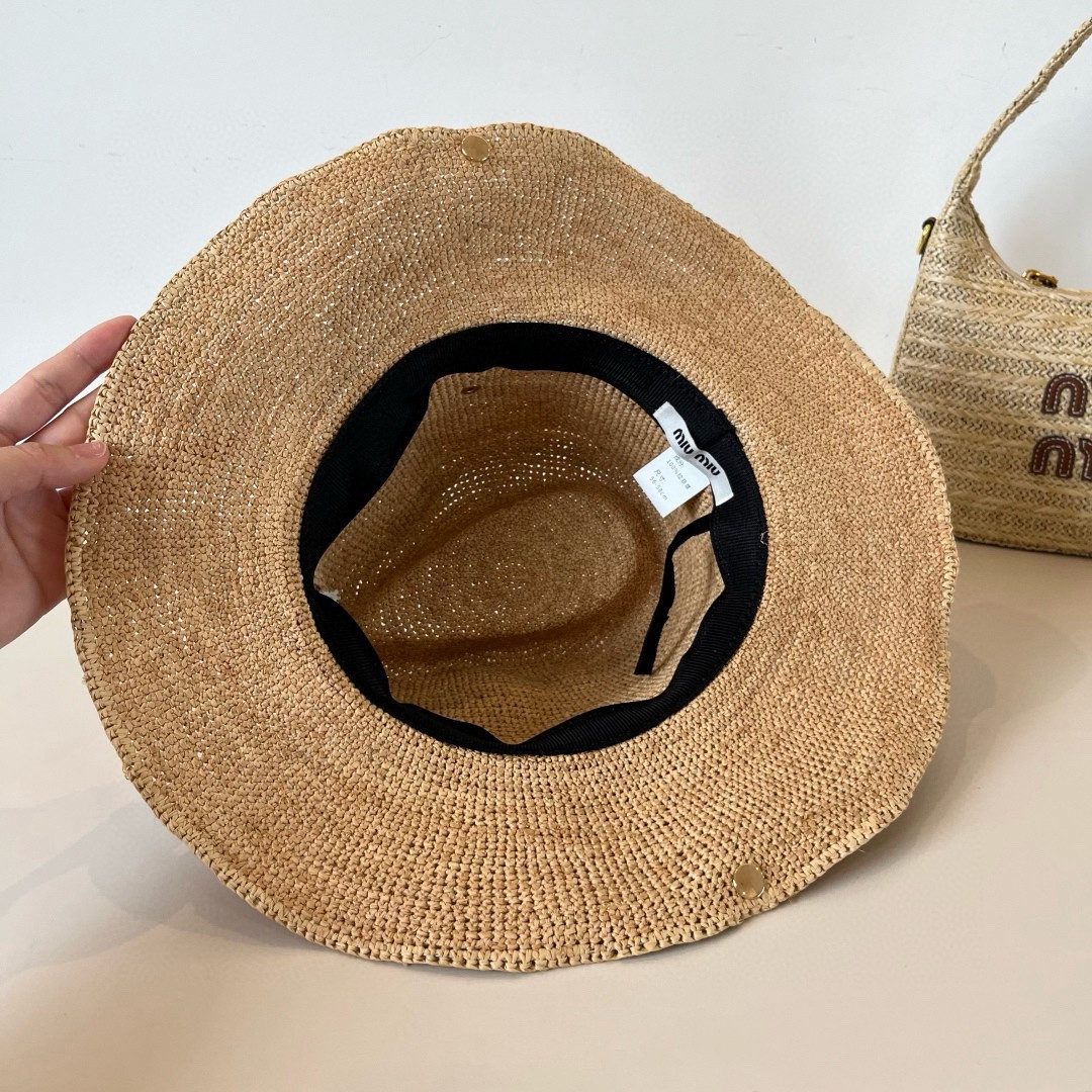 M1v M1v straw cowboy hat 57cm head circumference