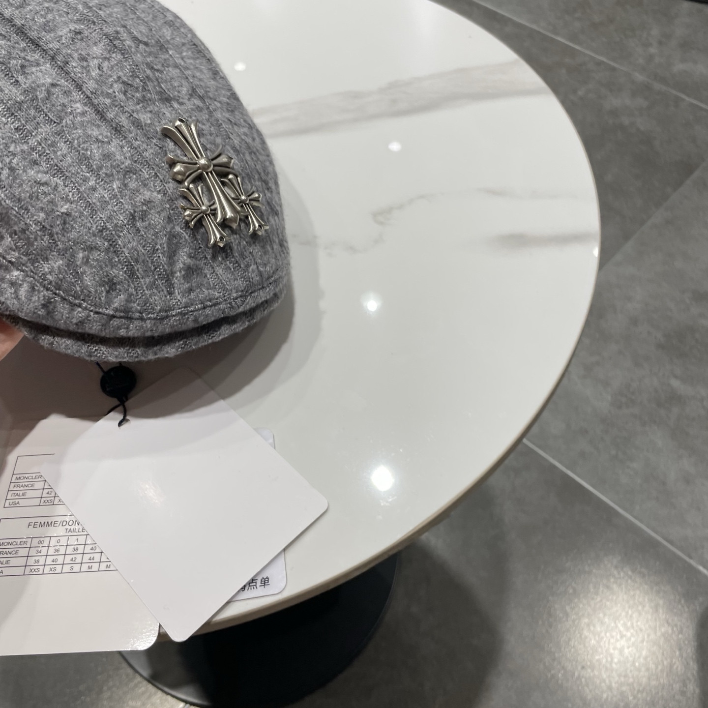 Ch**me He**ts flat cap