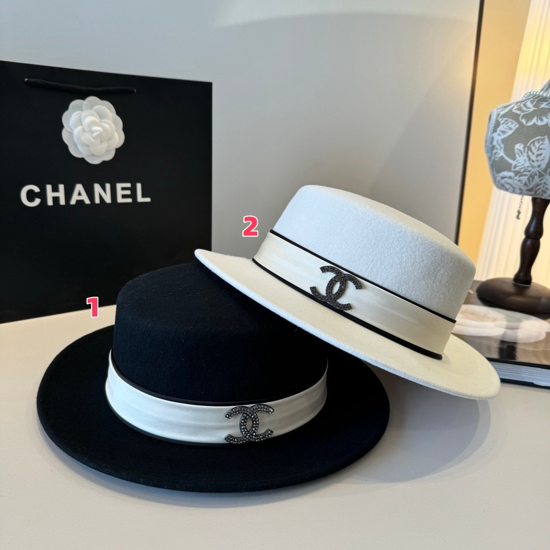 Ch*el wool felt hat 57cm head circumference