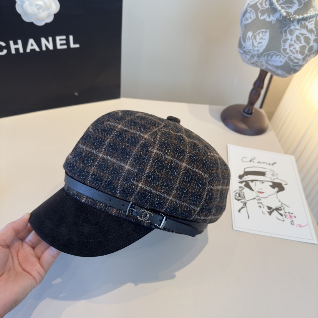 Ch*el newsboy cap 57cm head circumference