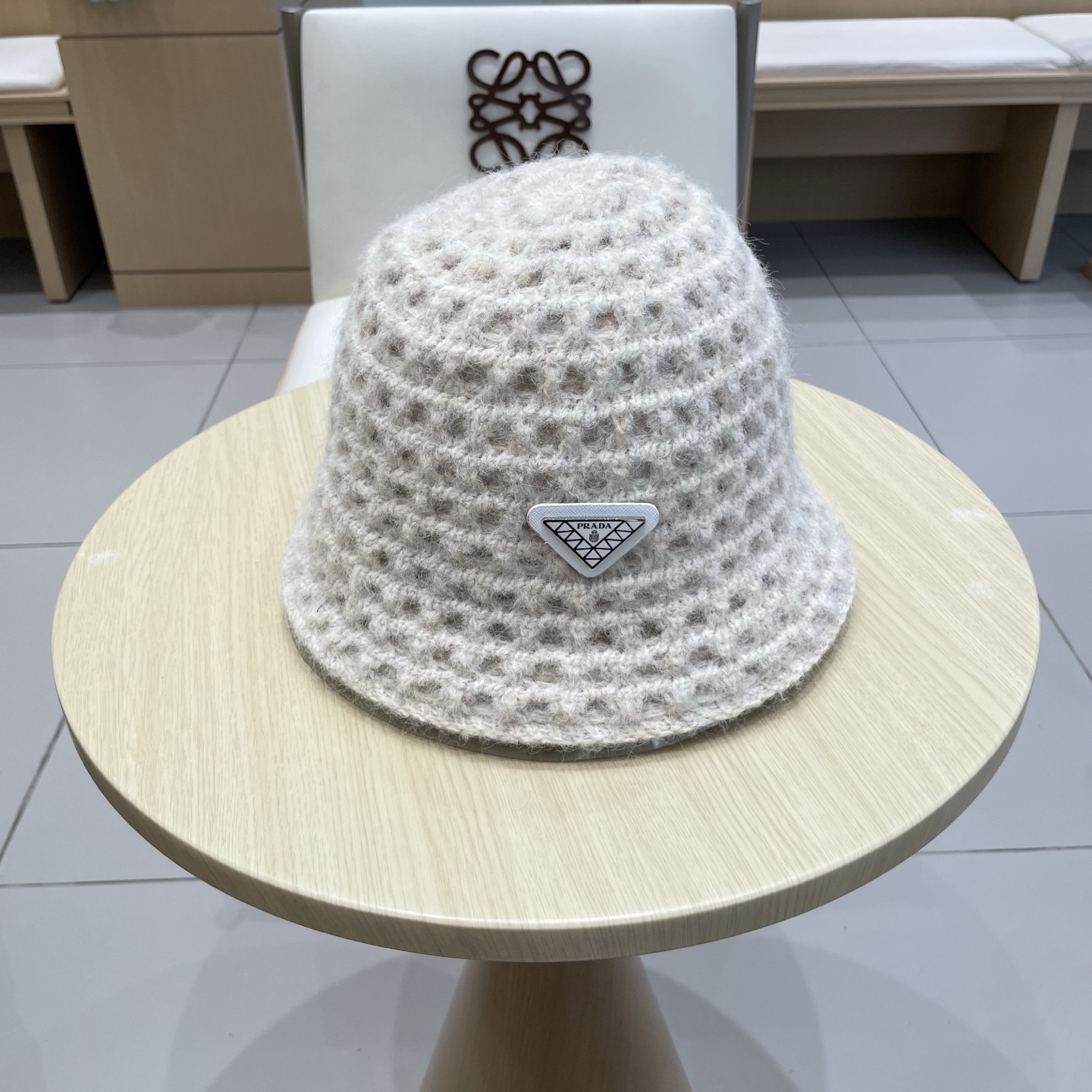 Pra*a knit bucket hat