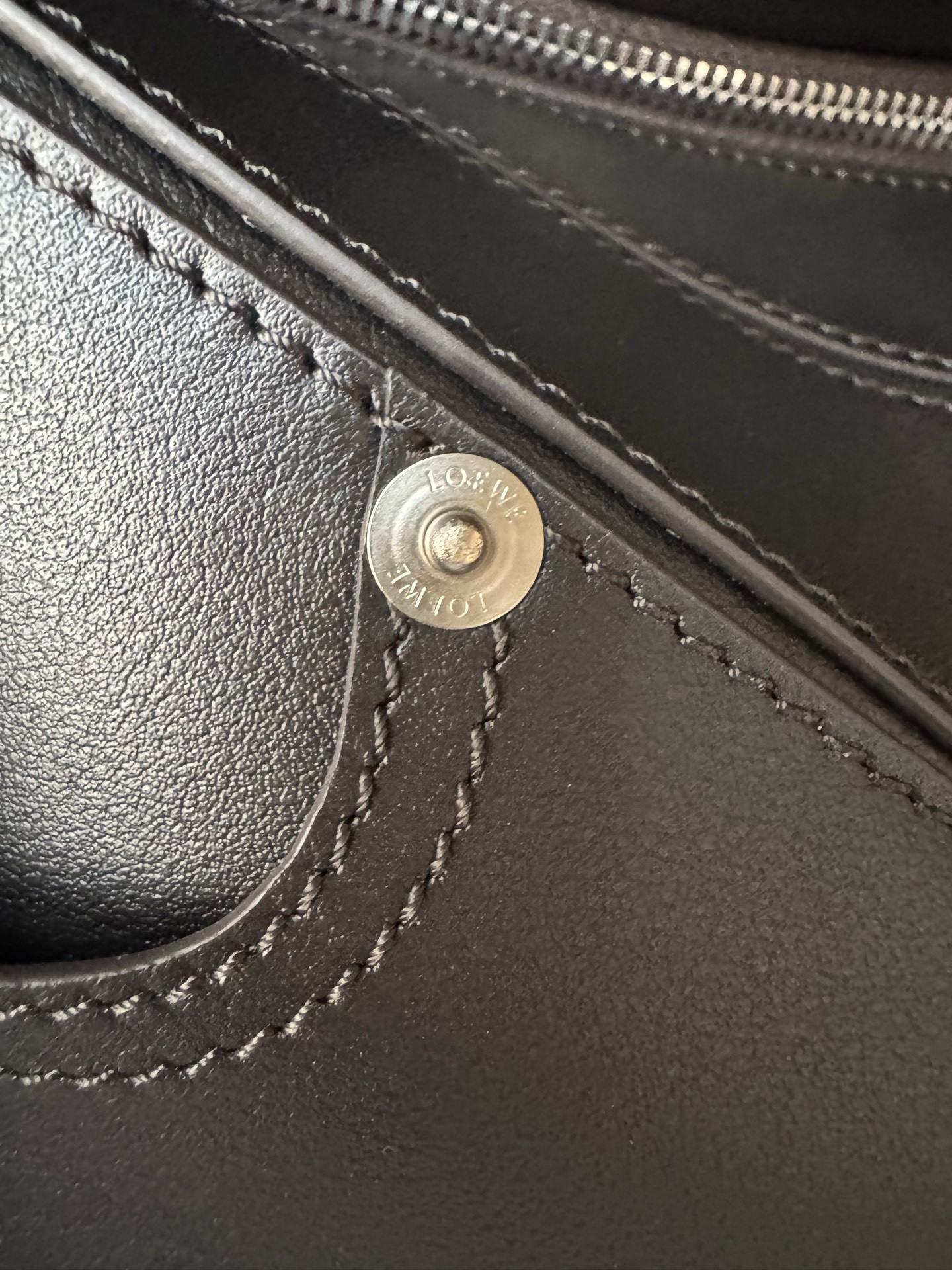 L0ew* panta small puzzle bag in shiny calfskin 16.5x24x10.5cm
