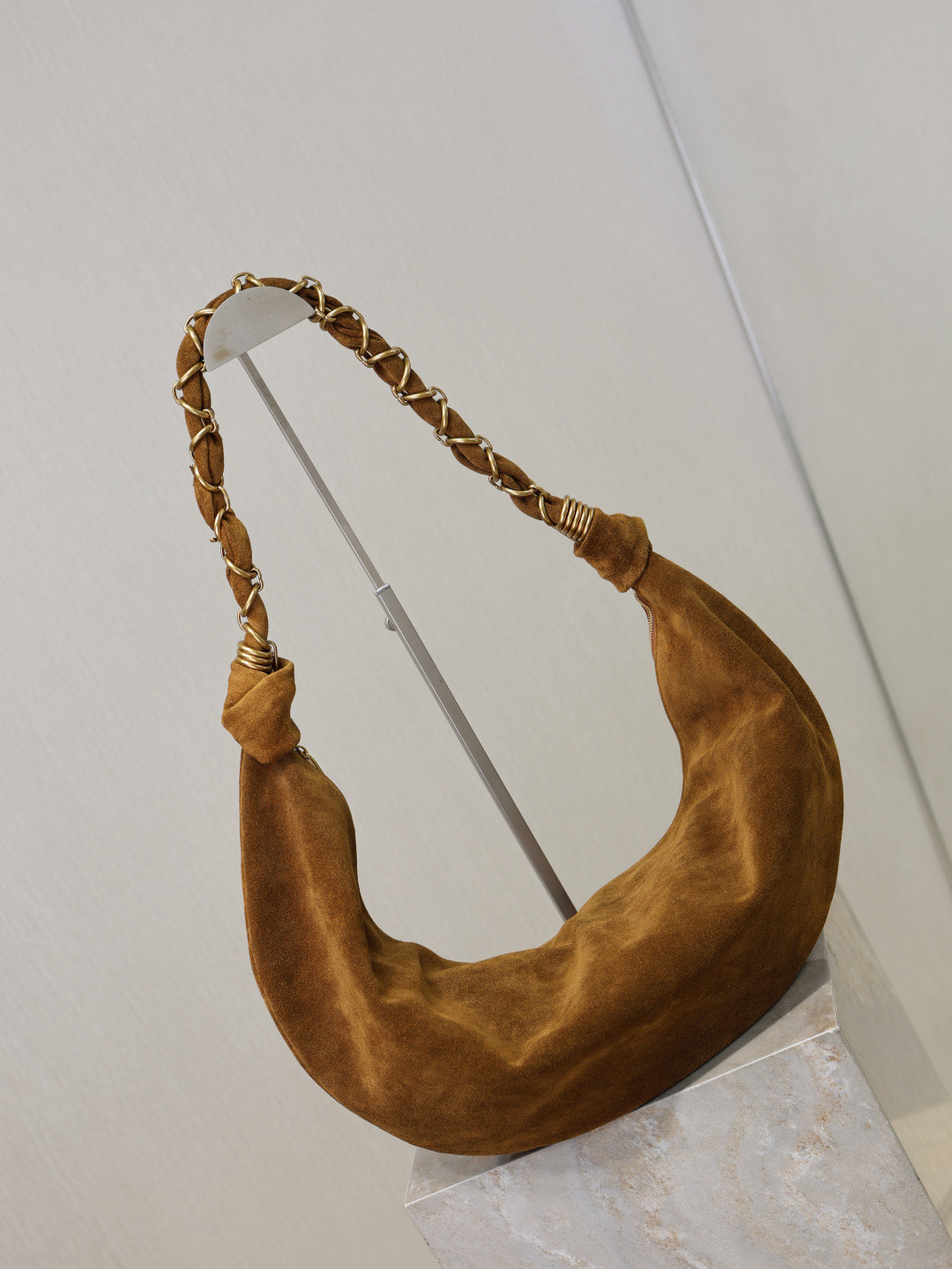 Y*L amalia hobo in suede 23-62x28x4cm