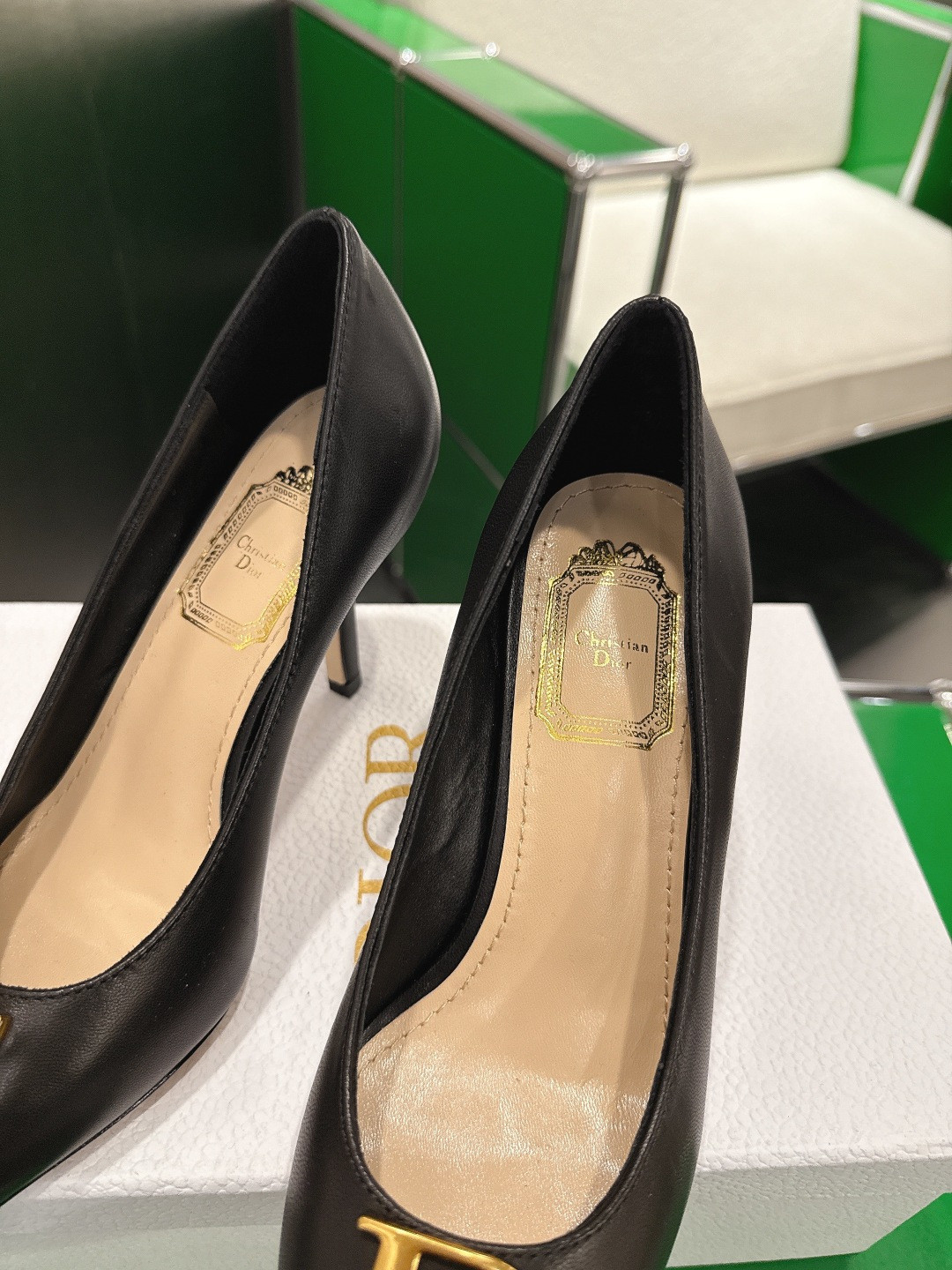 ua D*or initials pump 8.5cm heel