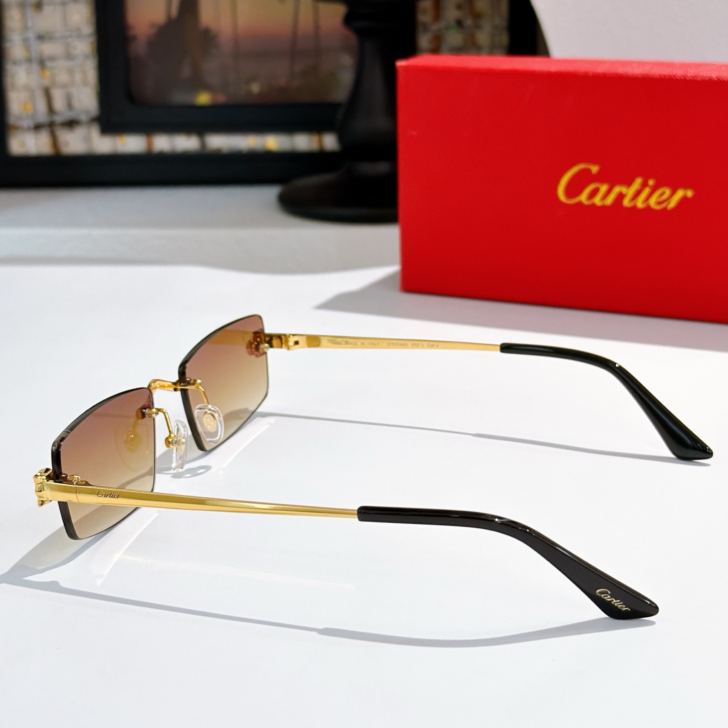 Ca*t*er glasses ct0598s 55-20-145