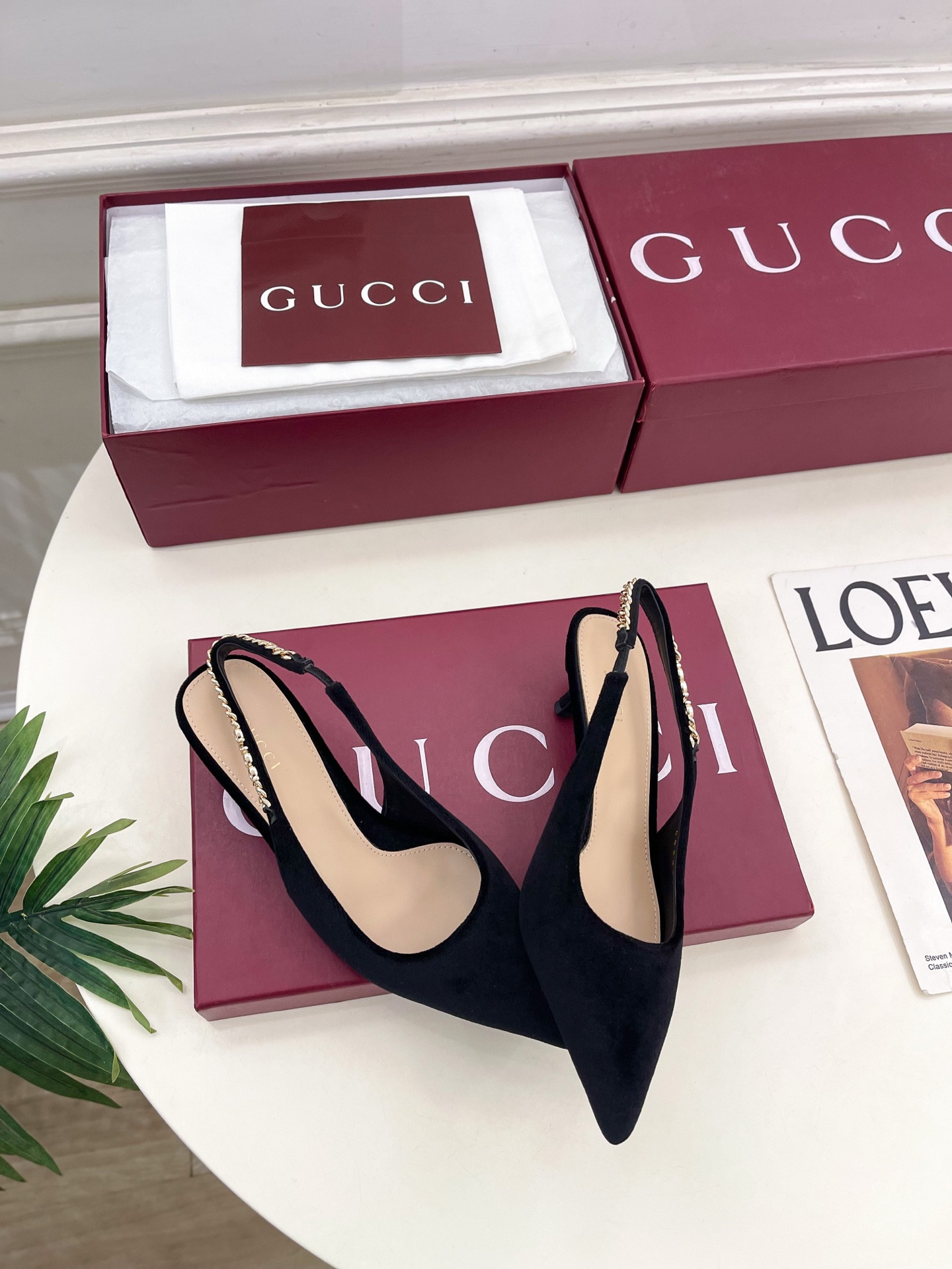 ua G*u*i signoria slingback pump