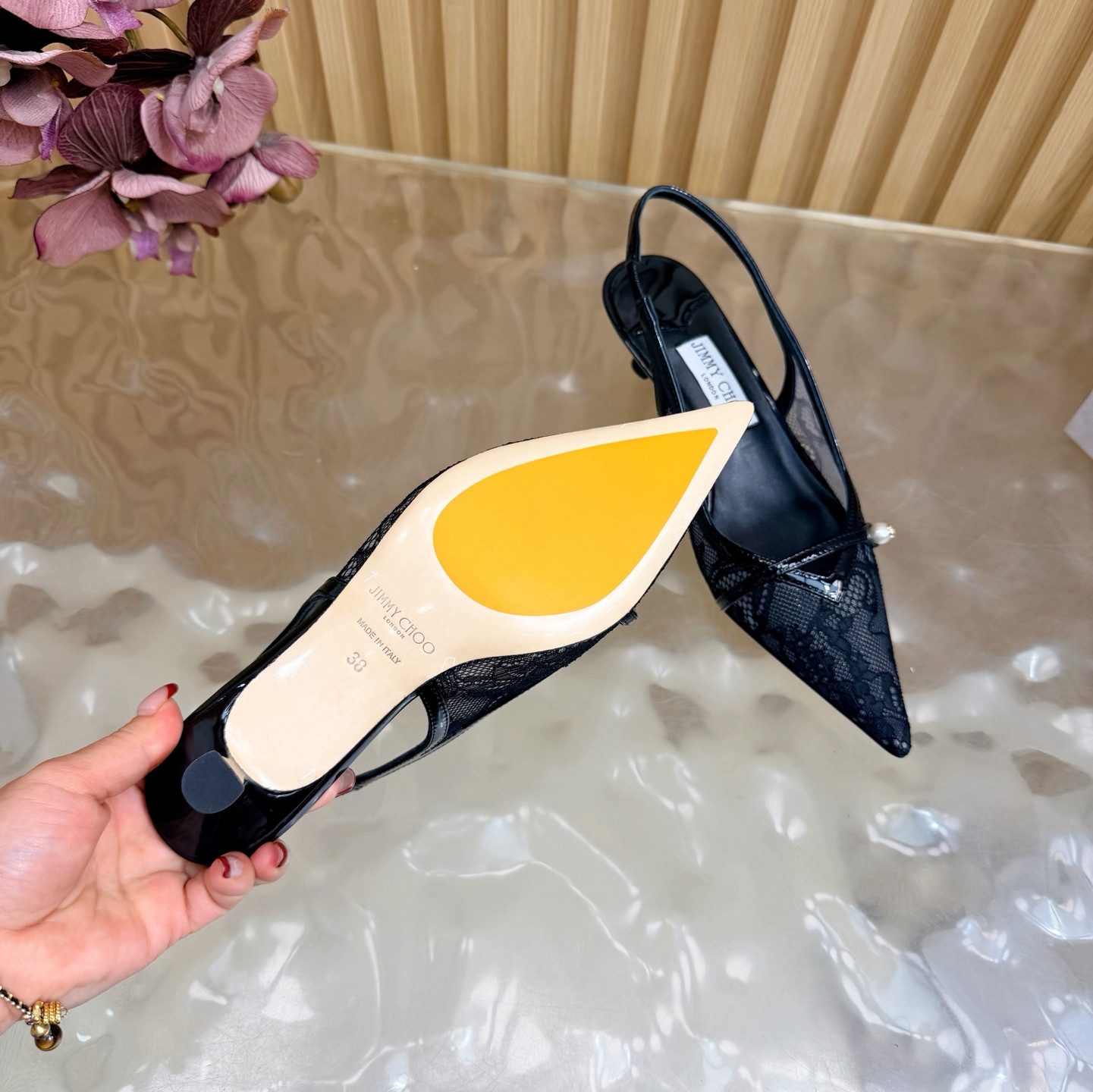 ua Ji*y Ch* amita 45 slingbacks