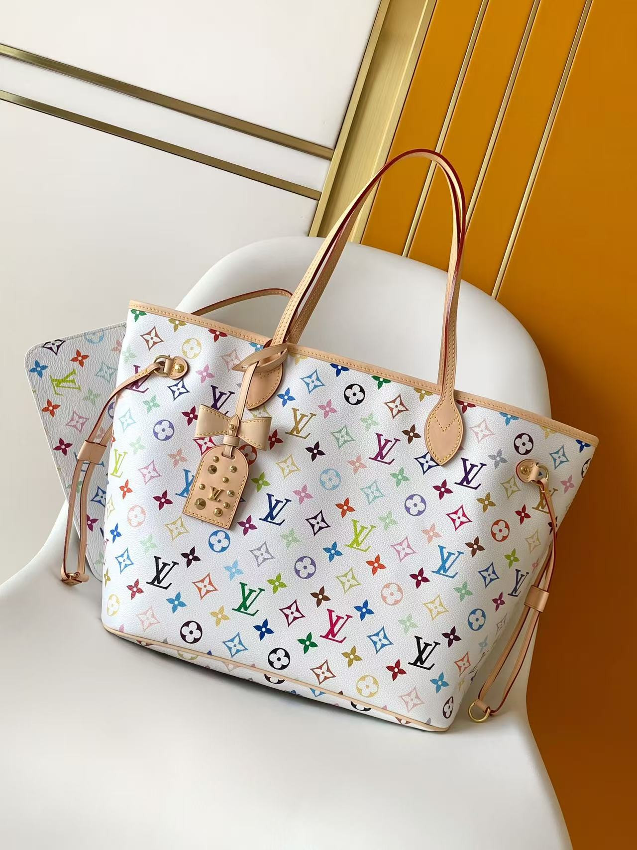 LV x TM NEVERFULL Medium Handbag M27787 31x28x14cm Without Box