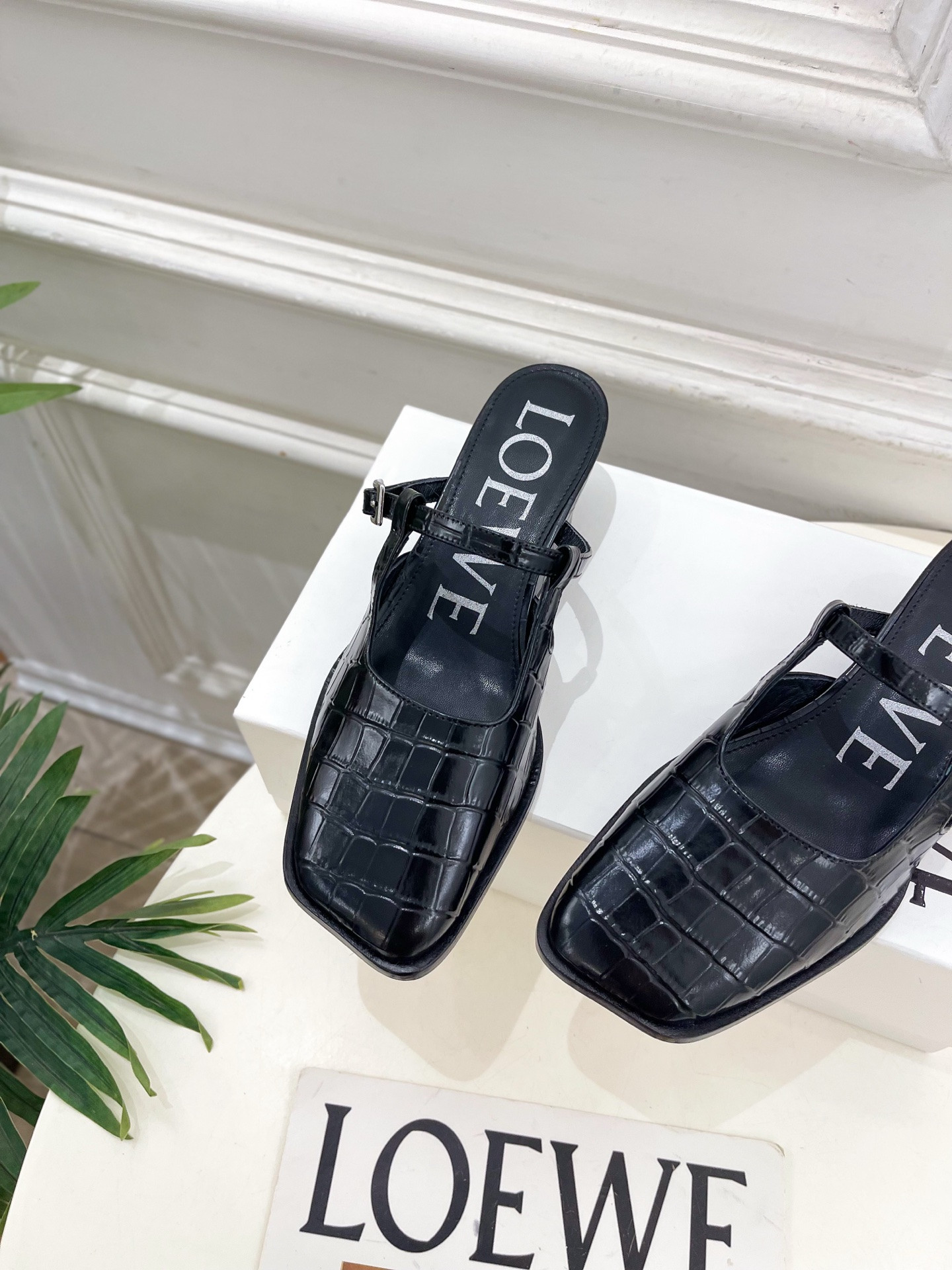 ua L0ew* onda mule 5cm heel