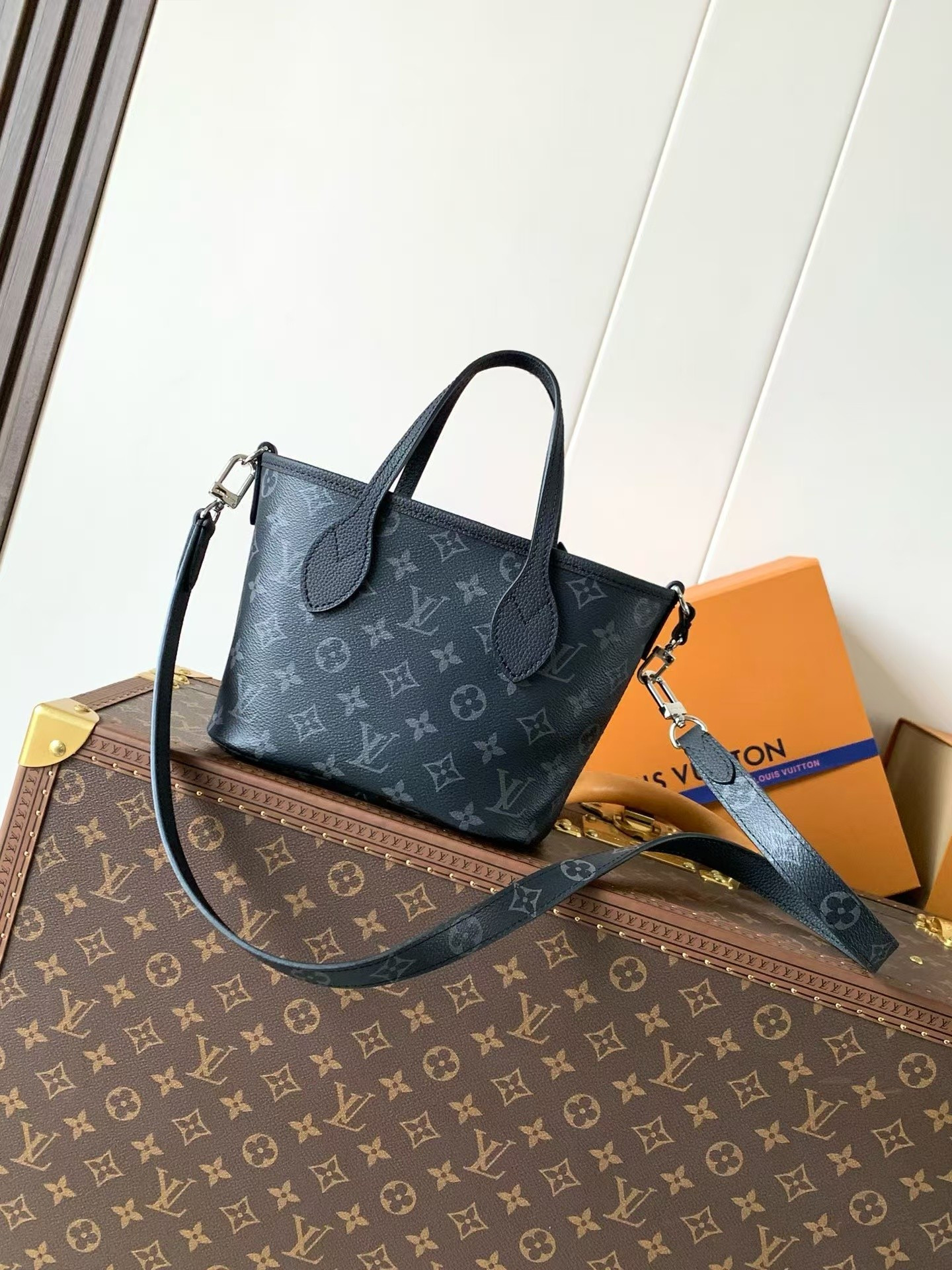 LV Neverfull Bandoulière Inside Out BB M15210 26.5x16.5x11cm